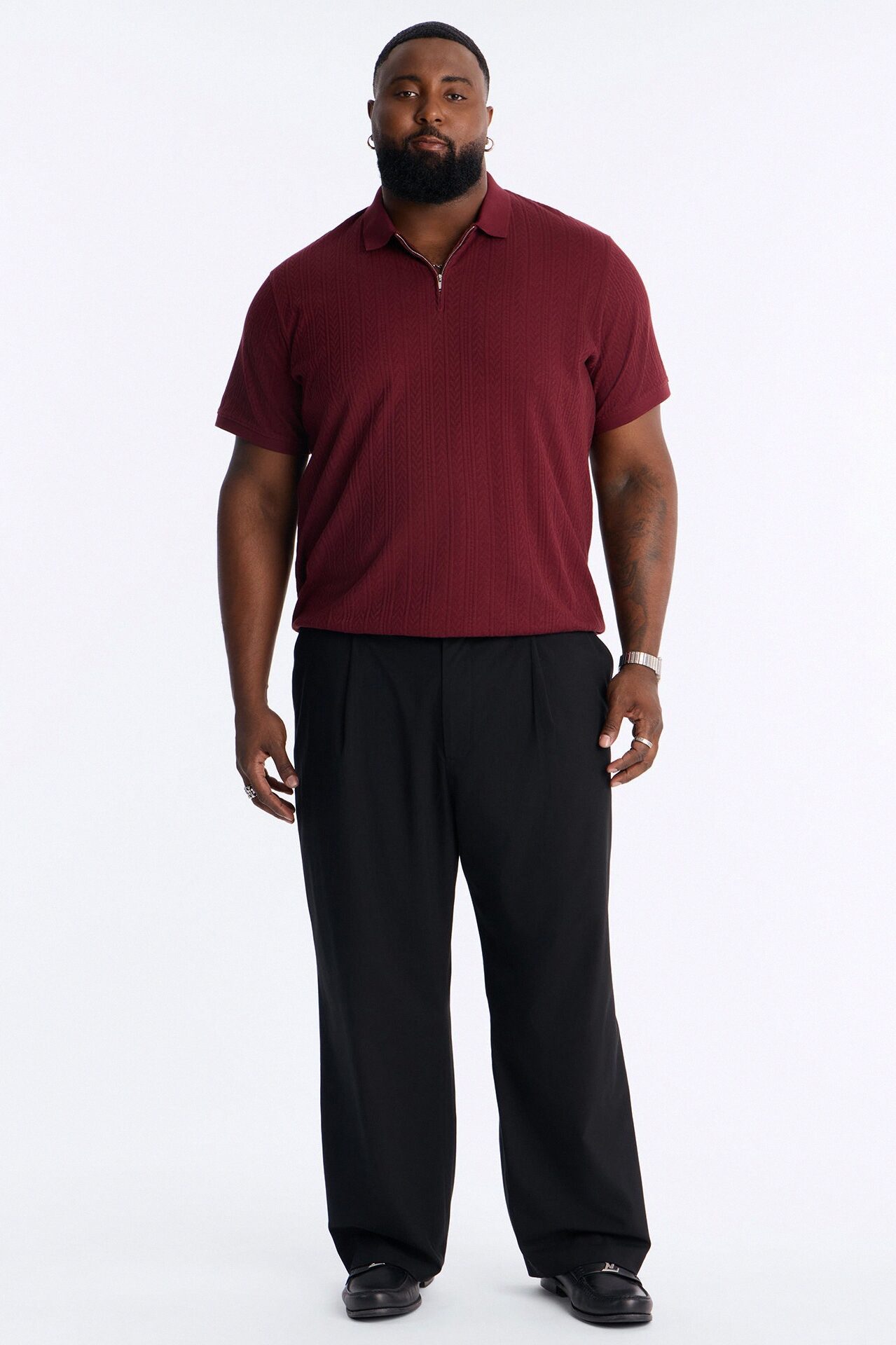 Fairway Short Sleeve Polo - Wine
