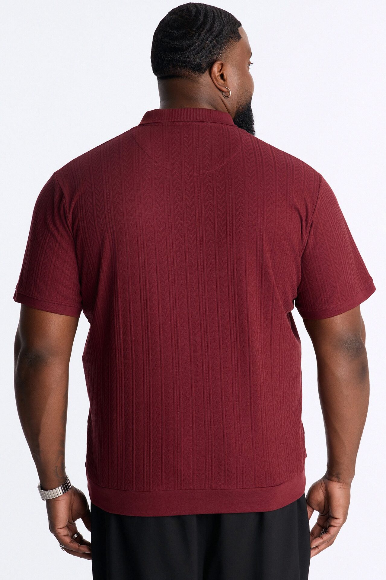 Fairway Short Sleeve Polo - Wine