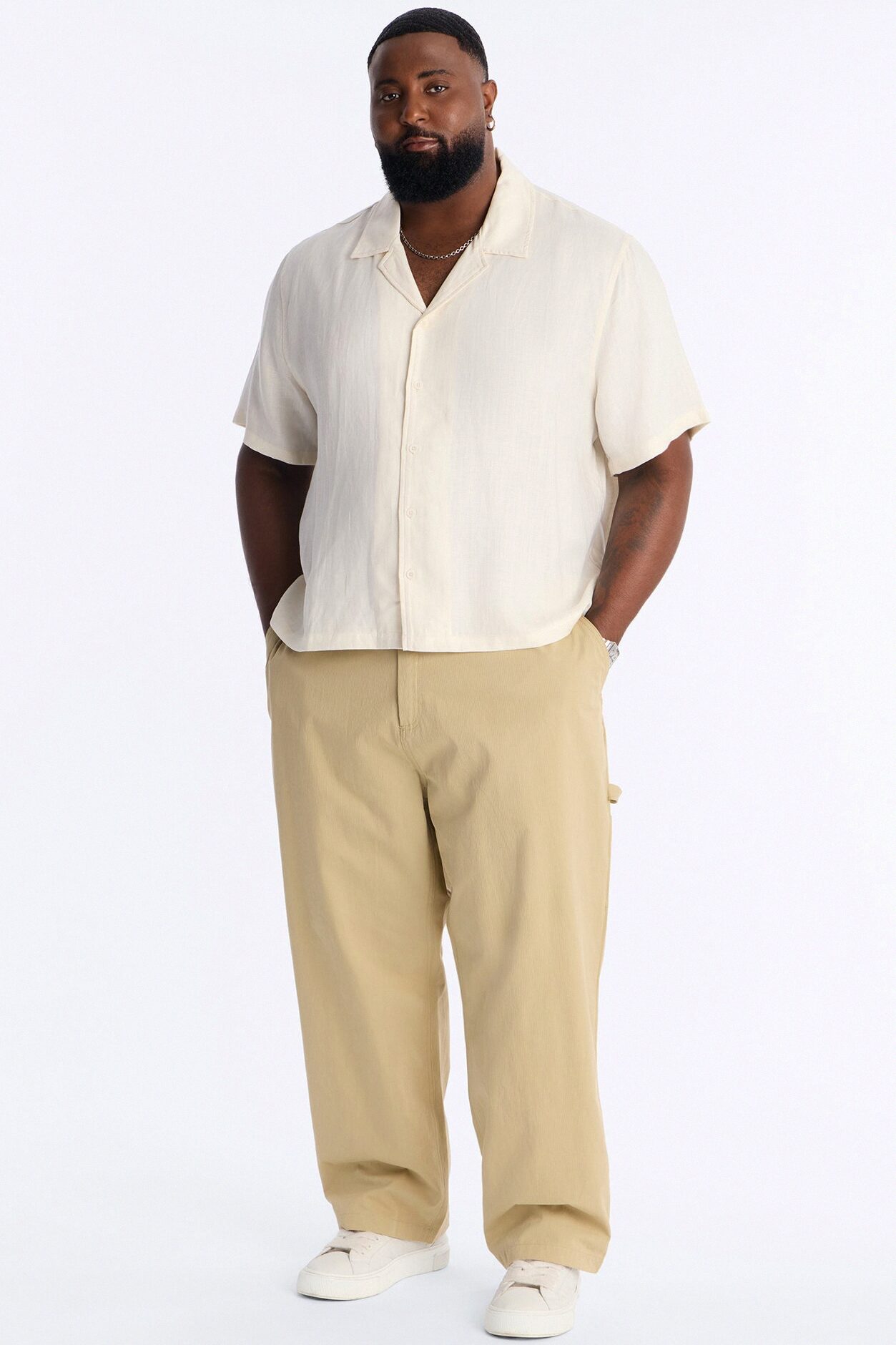 Straight Aurelia Pant - Beige