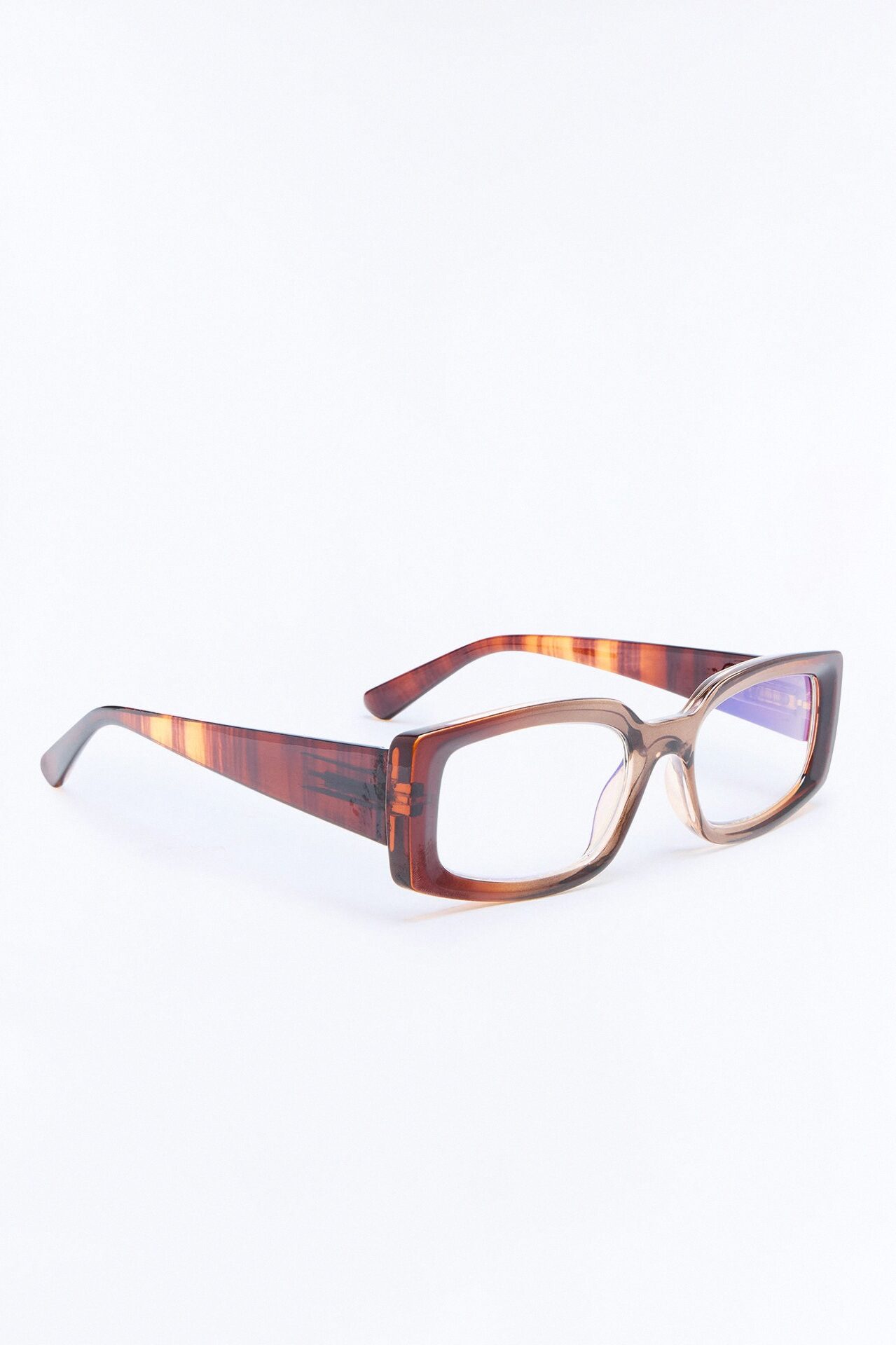 Geek But Chic Blue Light Glasses - Brown/combo