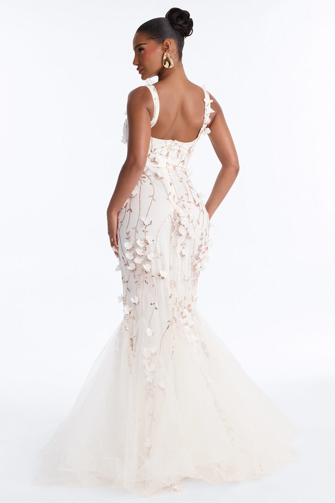 Delaney Tulle Gown - Ivory