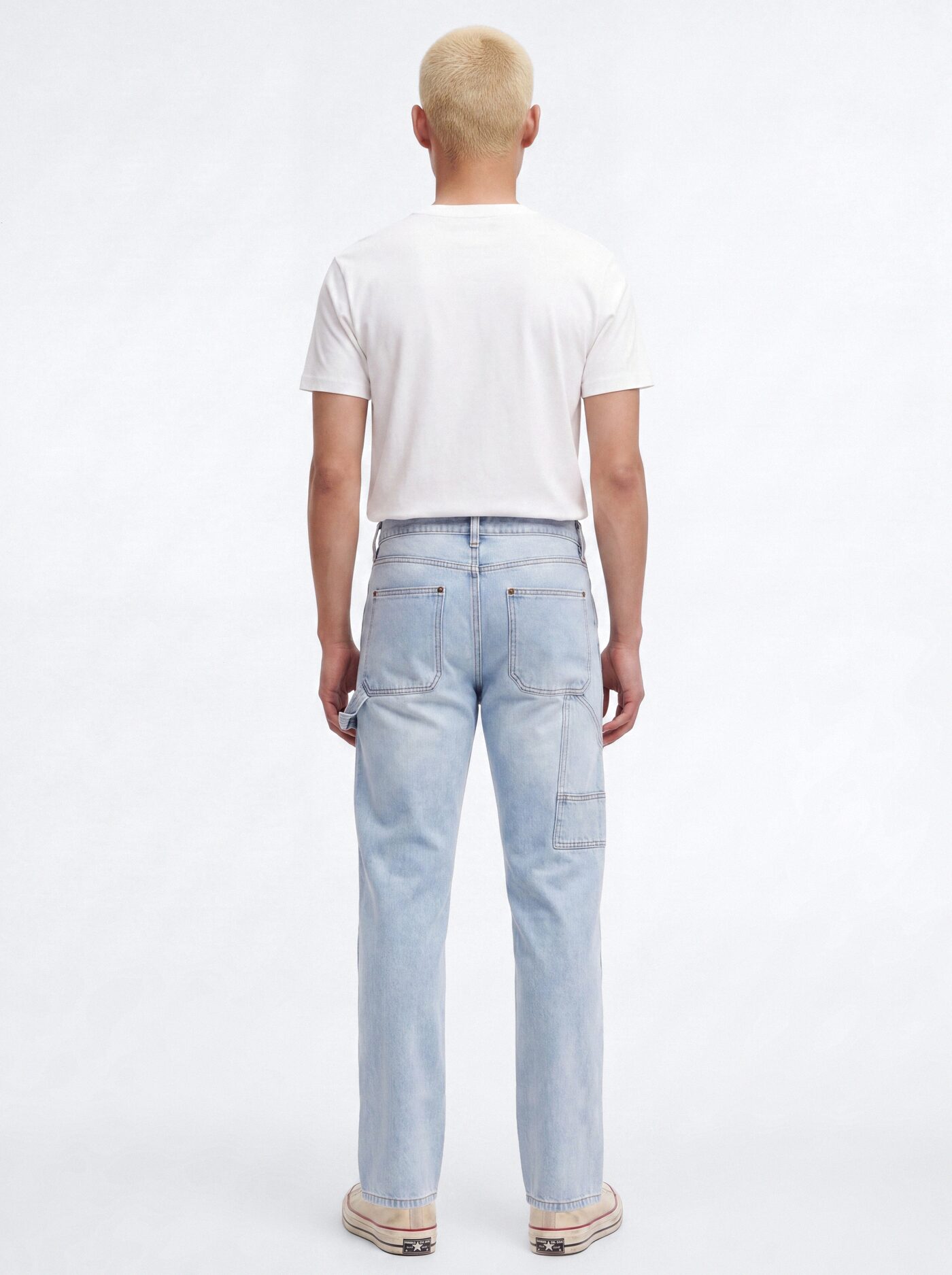 The Staple Straight Carpenter Jean - Light Wash