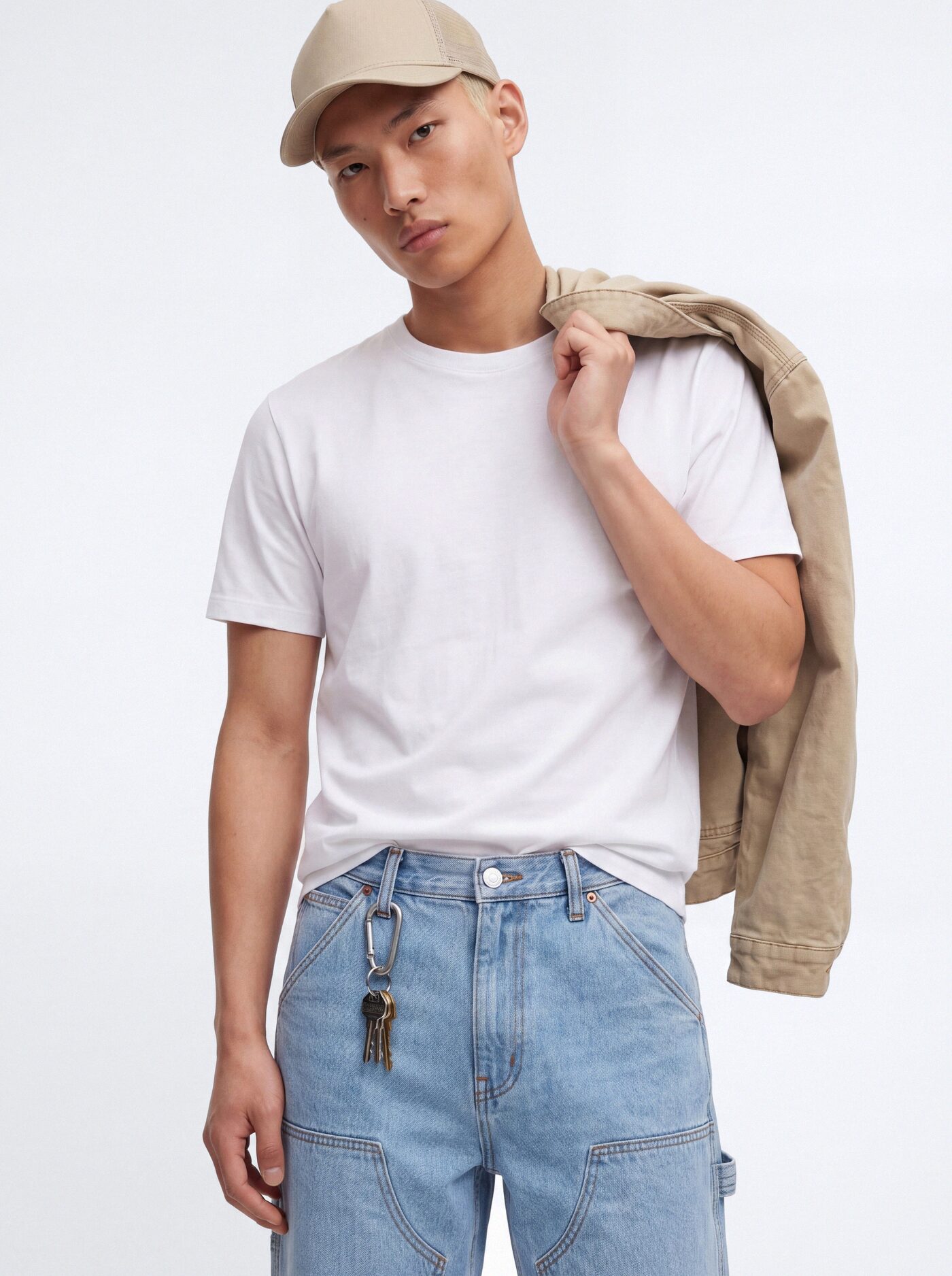 The Staple Straight Carpenter Jean - Light Wash