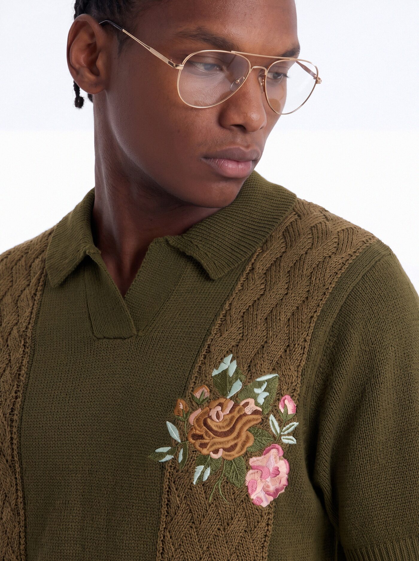Herbarium Garden Polo - Khaki/combo