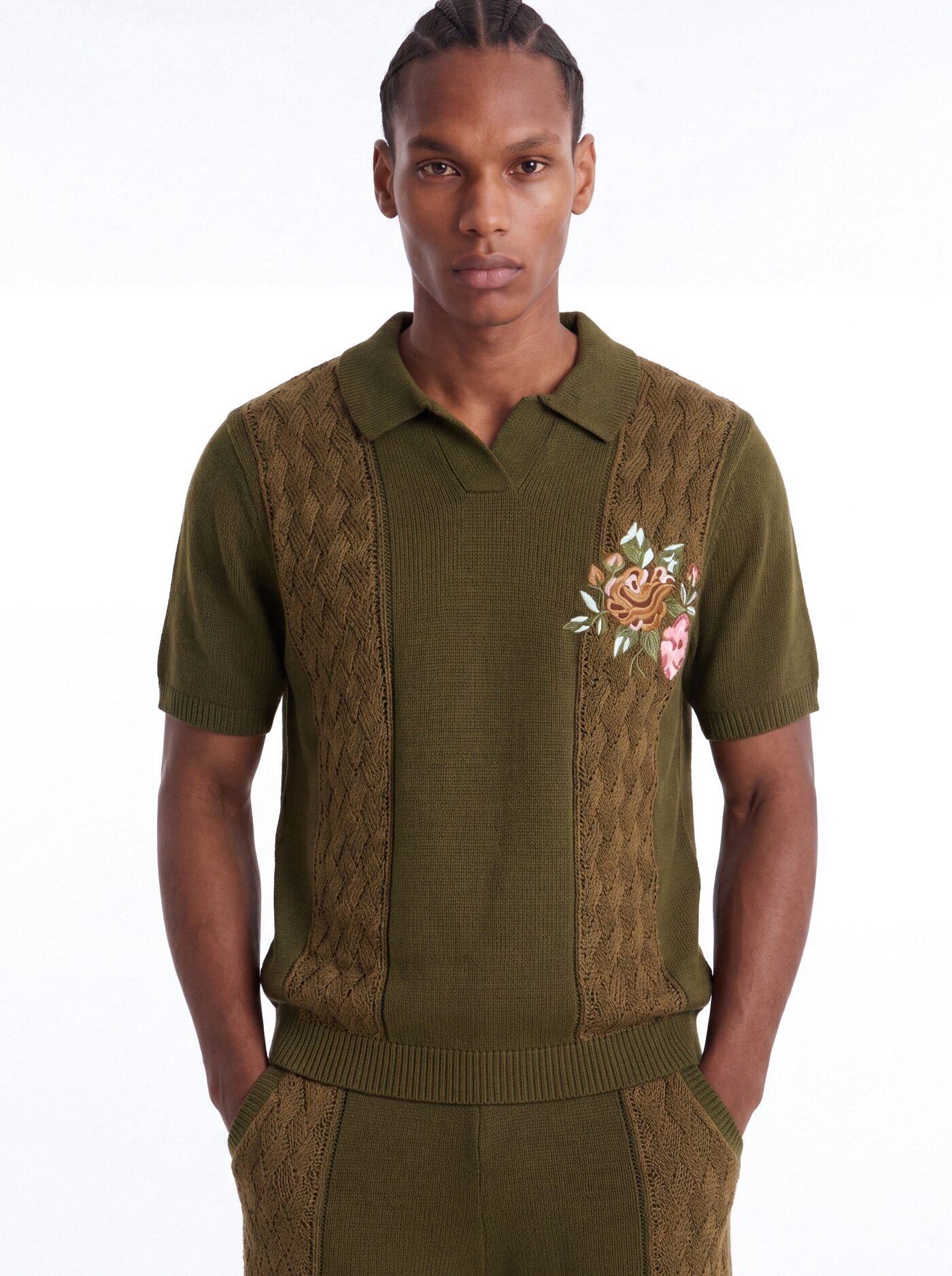 Relaxed Herbarium Garden Short - Khaki/combo