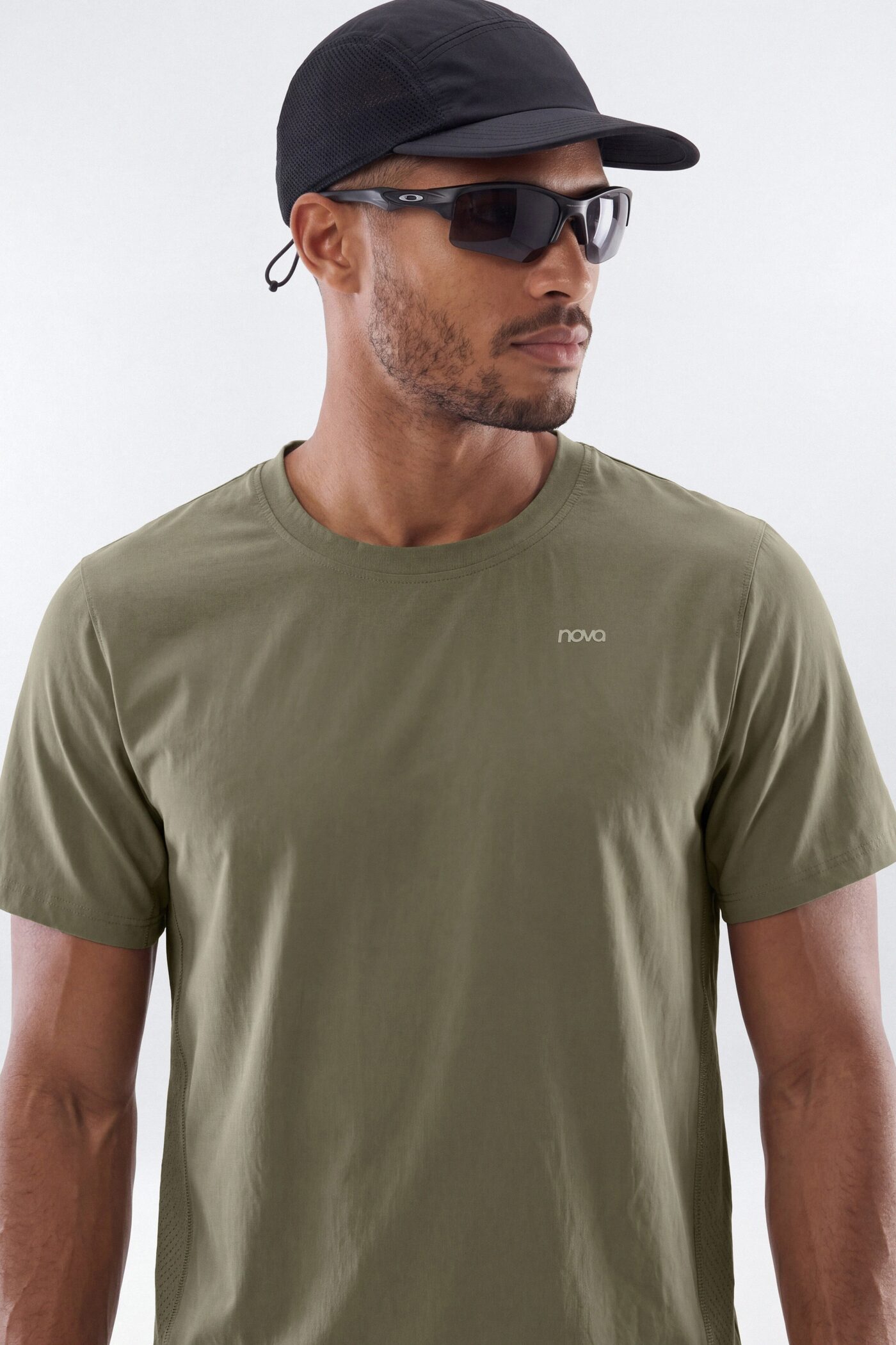 Lightweight Short Sleeve Running Tee - Moss
