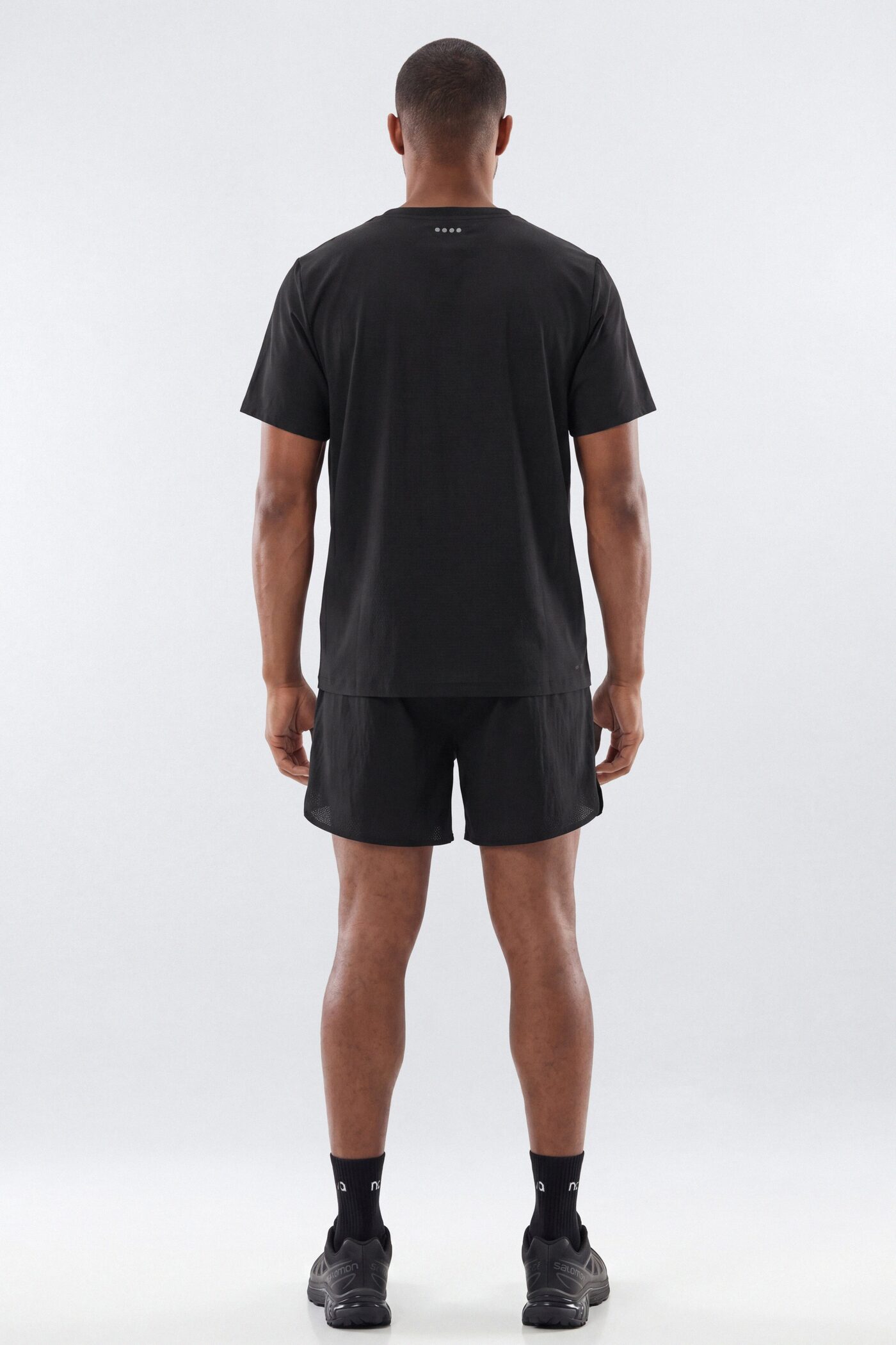 Lightweight Short Sleeve Running Tee - Black