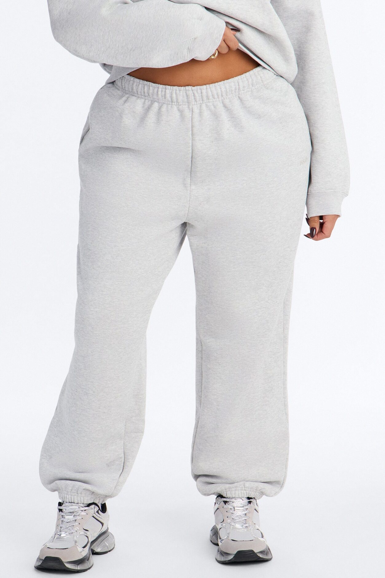 Libby Fleece Jogger Sweatpant - Heather Grey