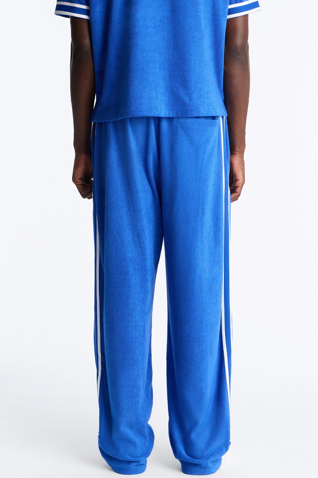 Classic Terry Cloth Baggy Pant - Blue/combo