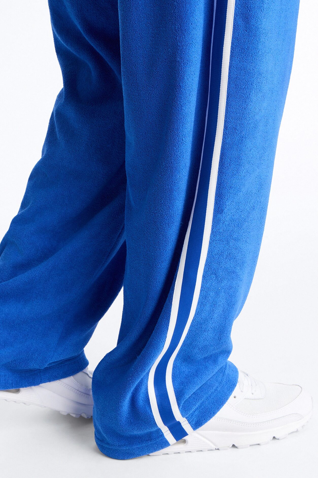 Classic Terry Cloth Baggy Pant - Blue/combo