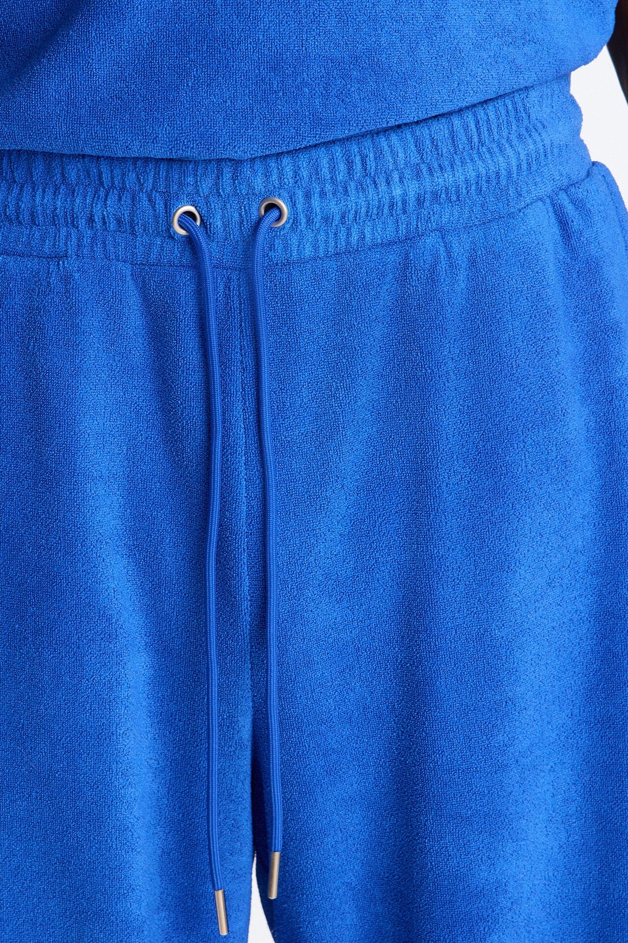 Classic Terry Cloth Baggy Pant - Blue/combo