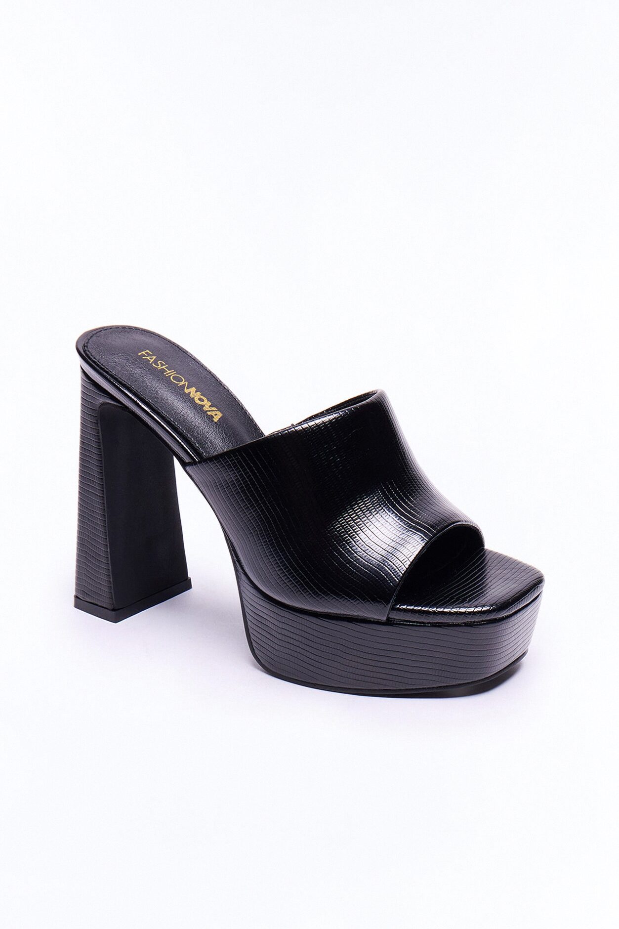Calista Ultra Platform Heels - Black