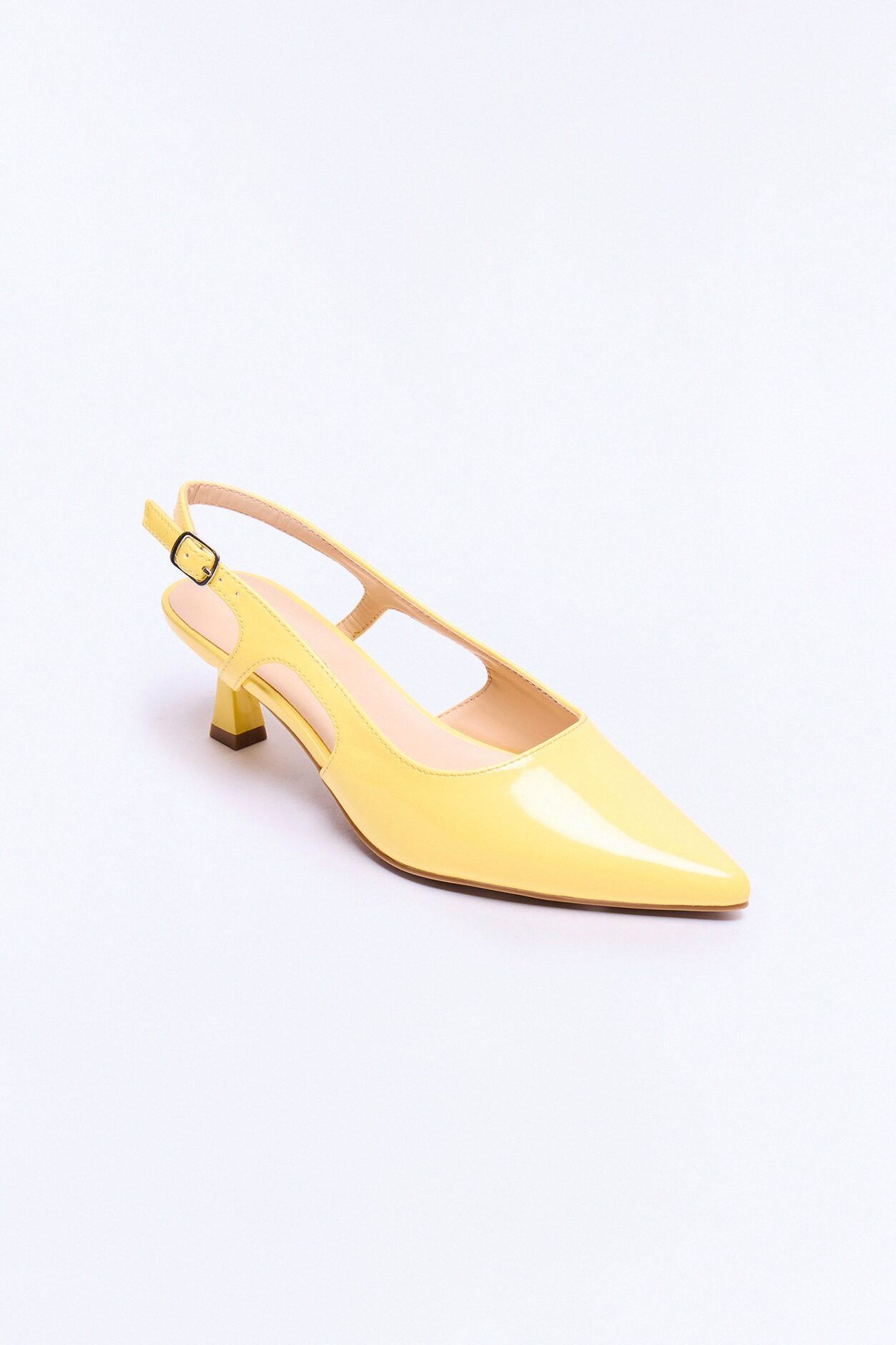 Alena Slingback Pumps - Yellow