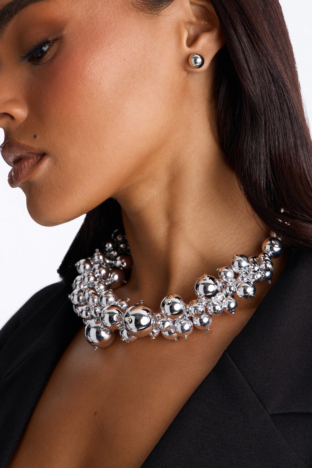 Iris Hardware Necklace - Silver