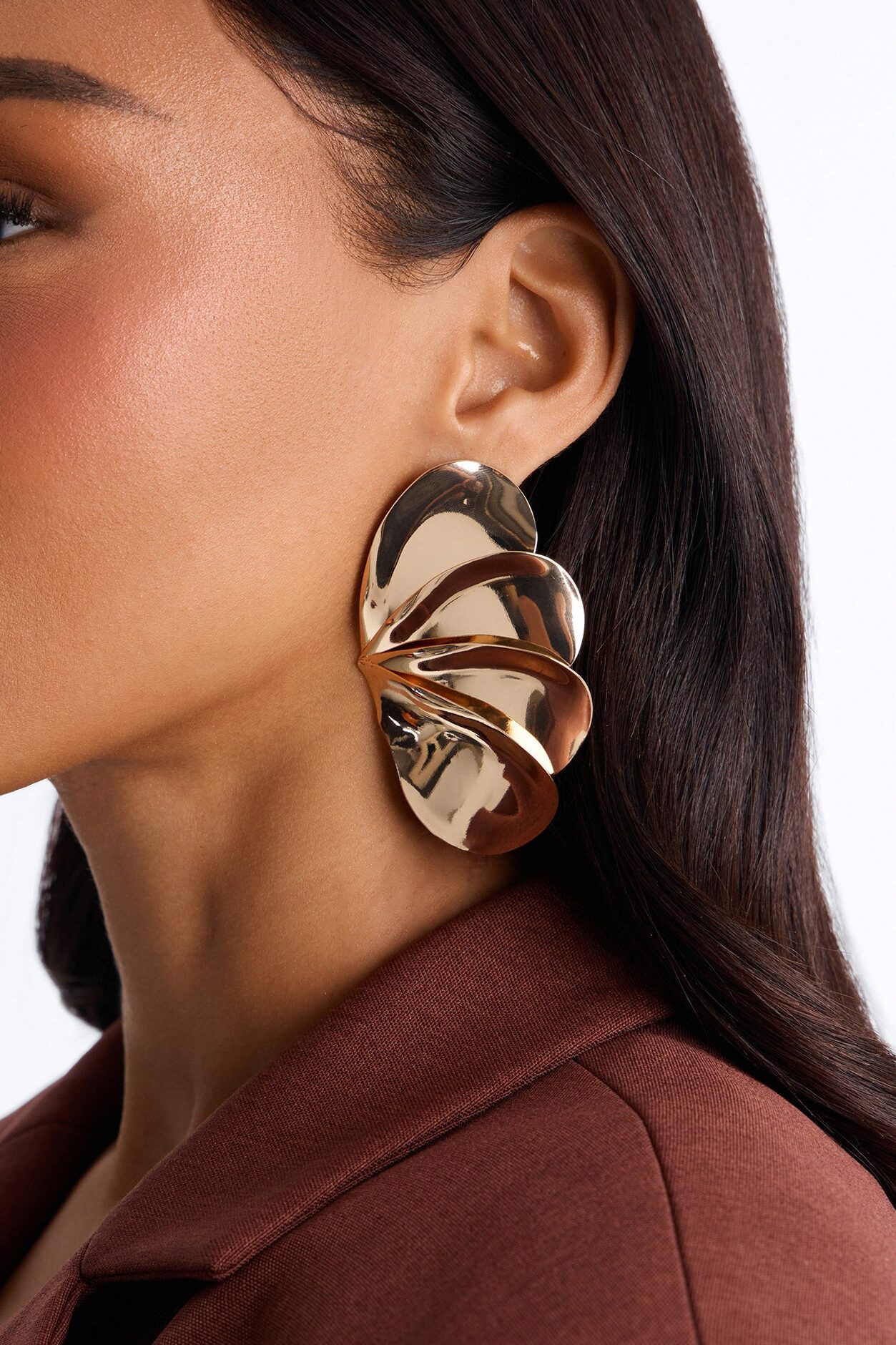 Whisper Shine Drop Earrings - Gold