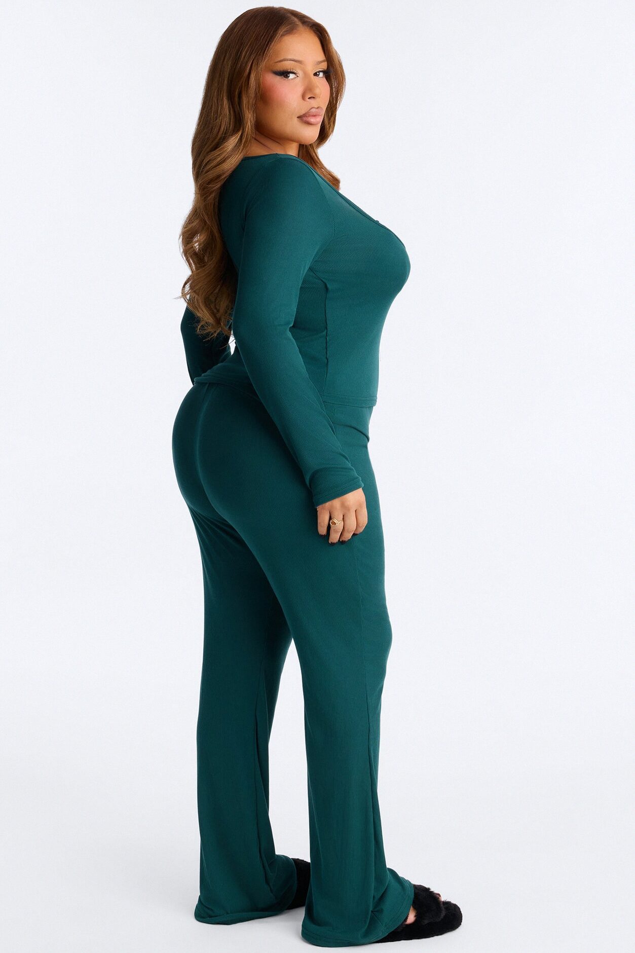 Cute And Cozy 3pc PJ Pant Set - Teal