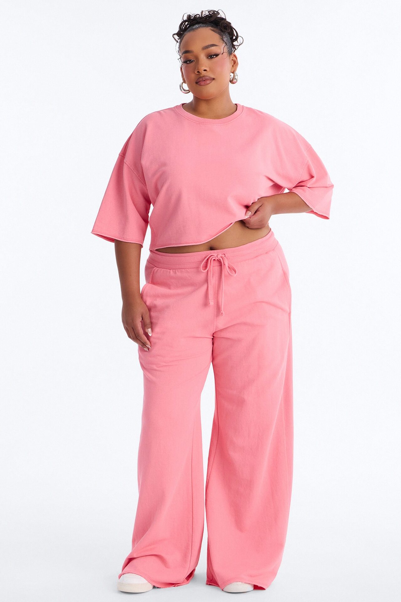 Strollin' Around Pant Set - Bubblegum Pink