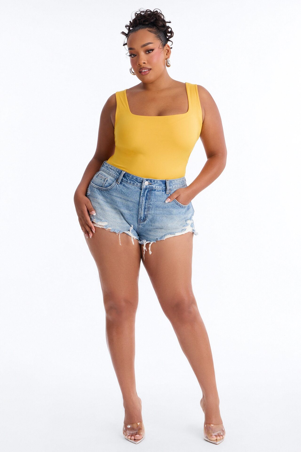 Thalia Tank Top - Orange
