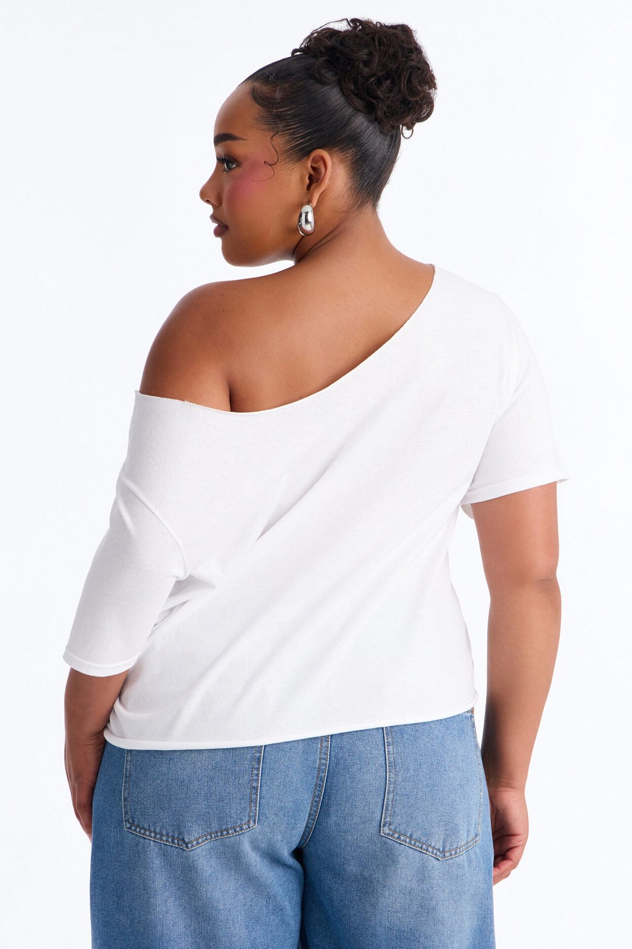 Toy Story Movie Off Shoulder Tee - White