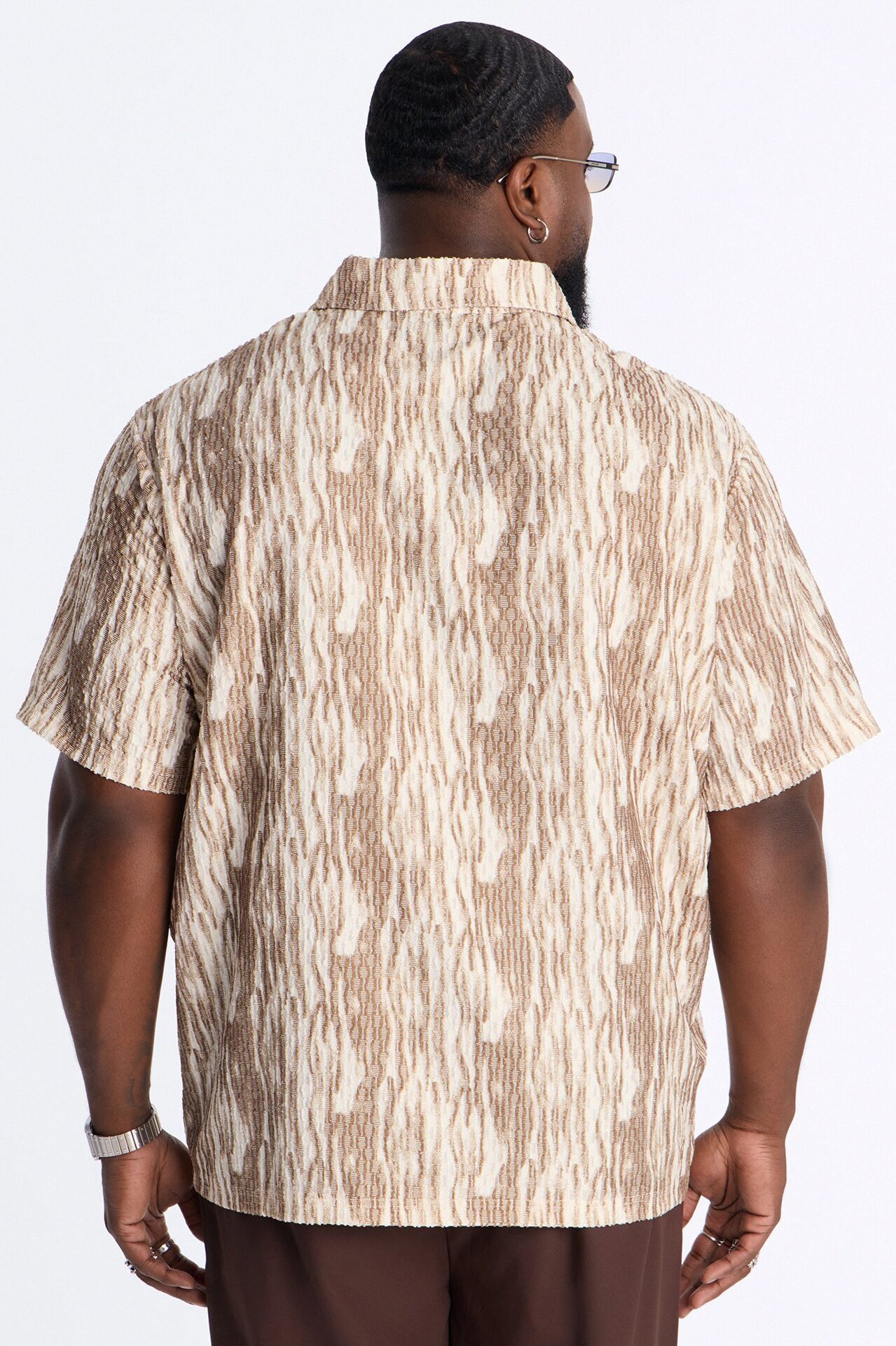 Starry Night Polo - Brown/combo