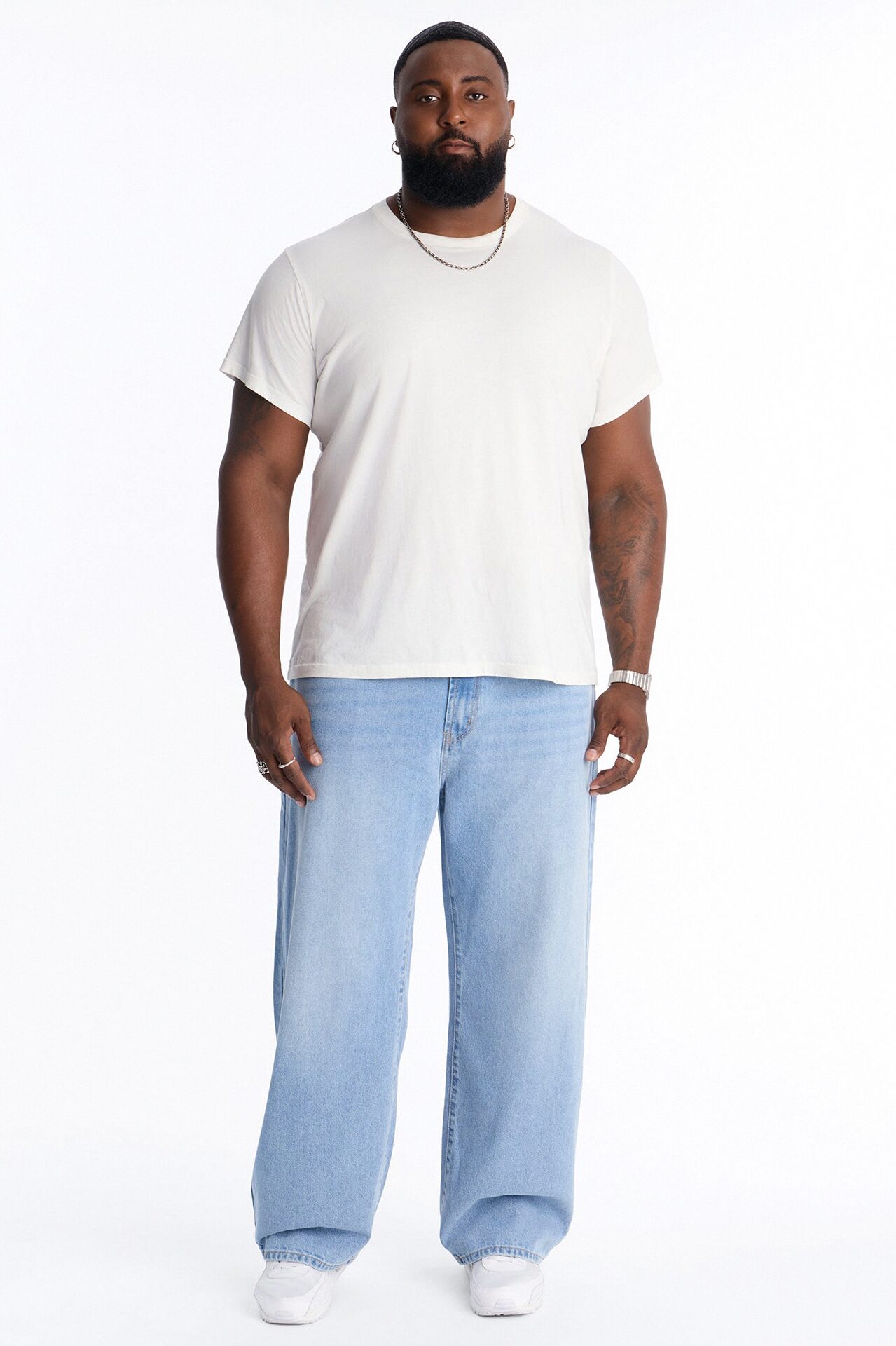 The Weekend Baggy Jeans - Light Blue Wash