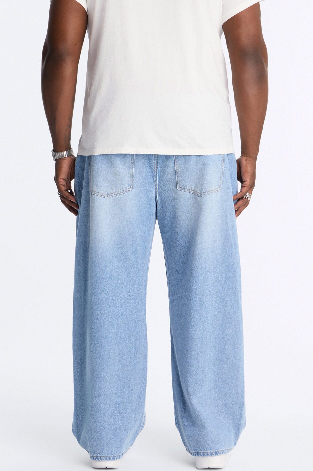 The Weekend Baggy Jeans - Light Blue Wash