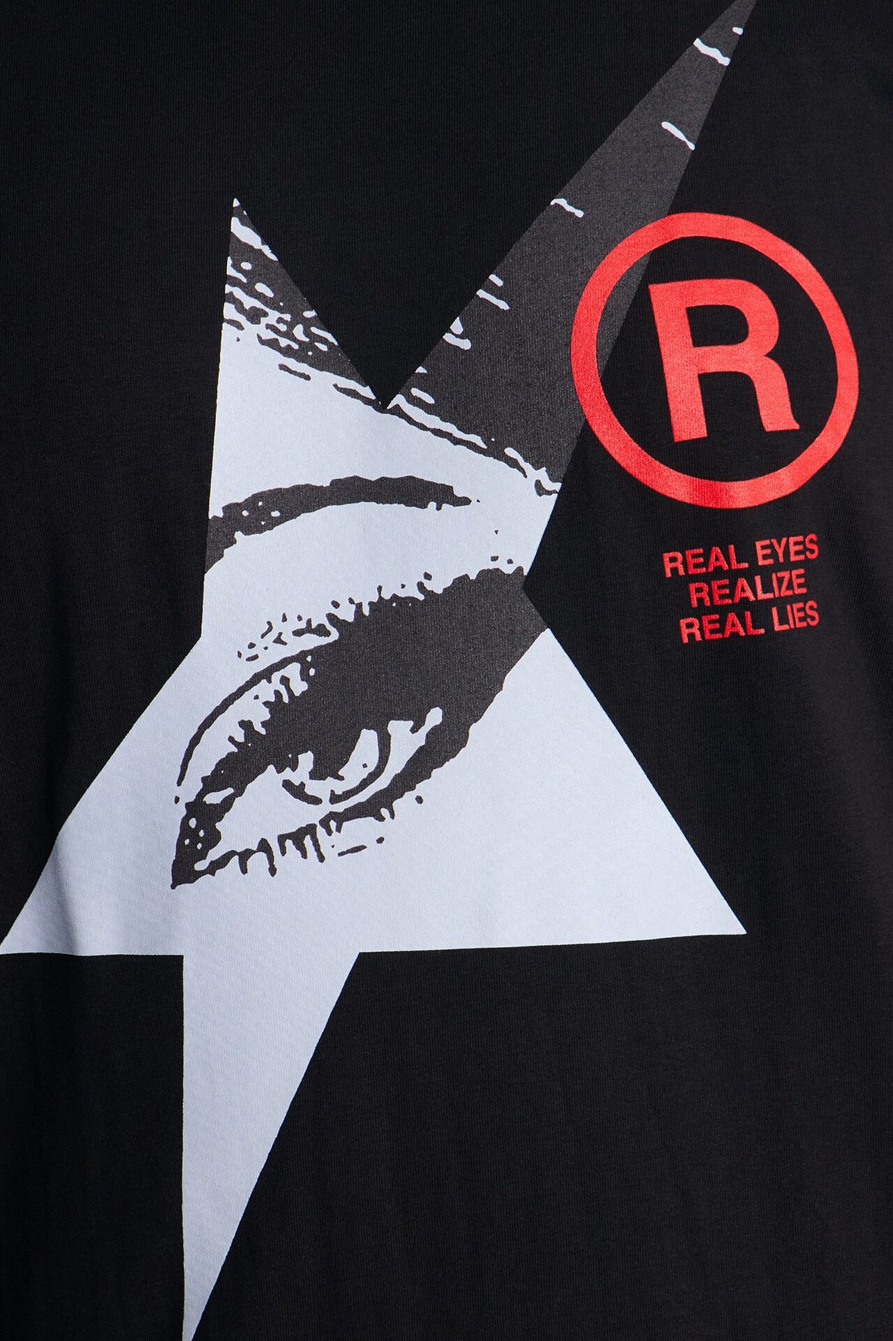 Real Eyes Lie Short Sleeve Tee - Black