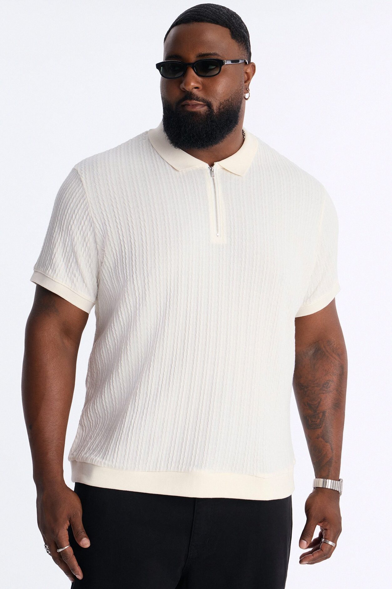 Caddie Short Sleeve Polo - White
