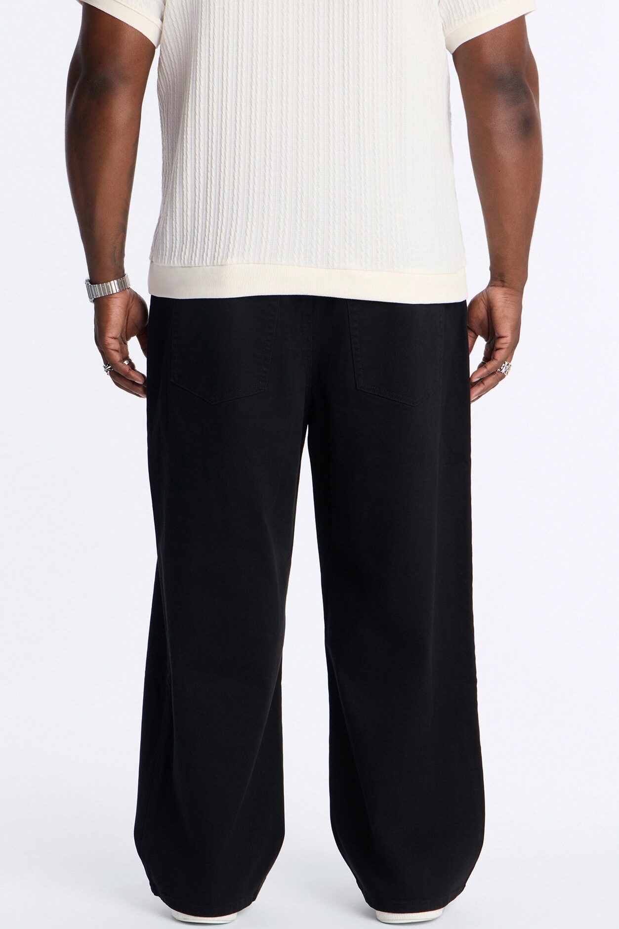 Mac Chino Baggy 5 Pocket Pant - Black