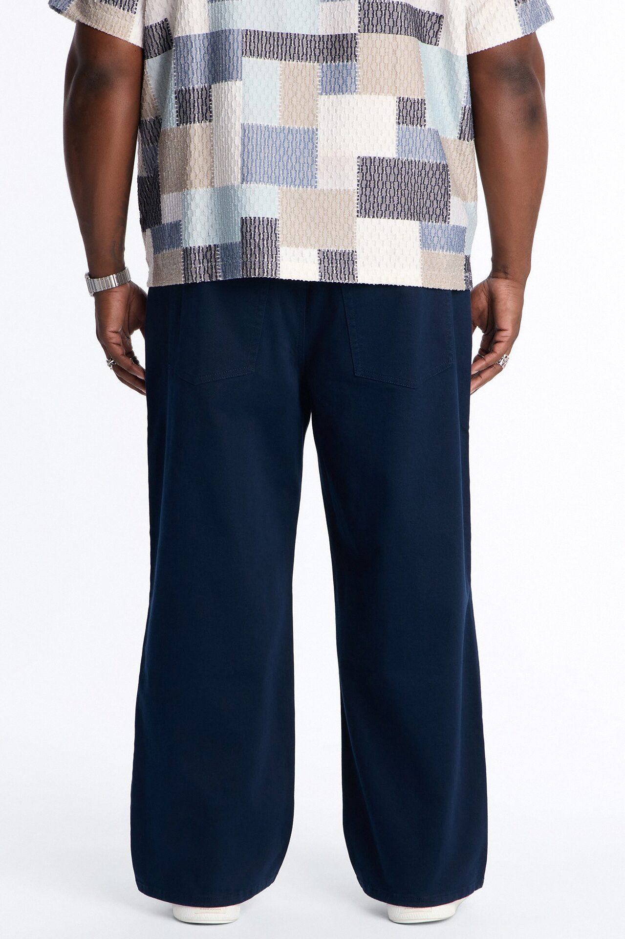 Mac Chino Baggy 5 Pocket Pant - Navy