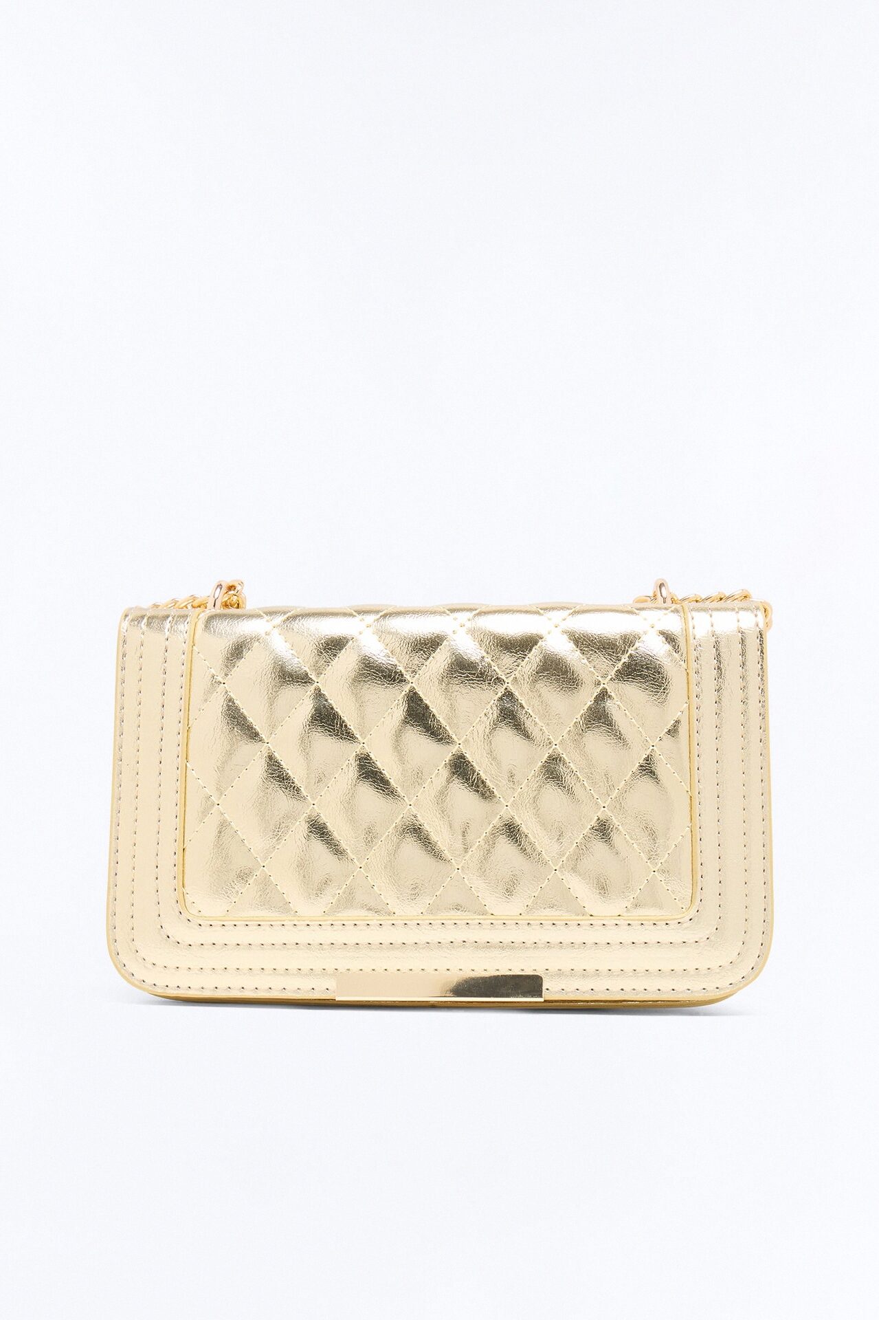 Leave The Rest Behind Crossbody Bag - Gold