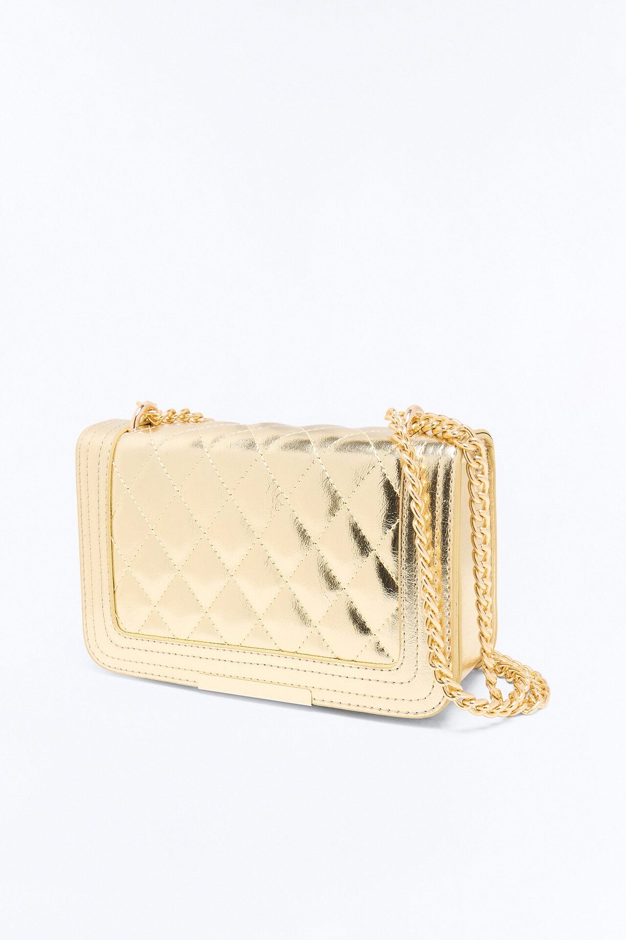 Leave The Rest Behind Crossbody Bag - Gold