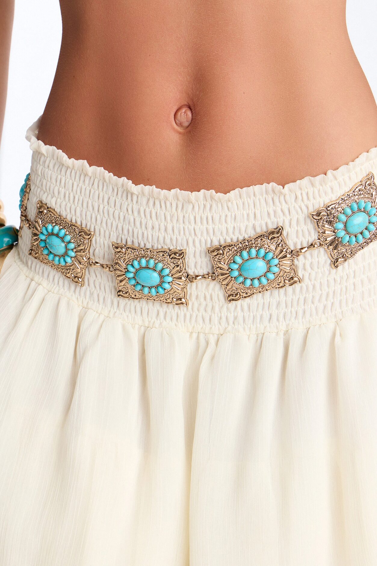 No Ordinary Rodeo Chain Belt - Gold/combo