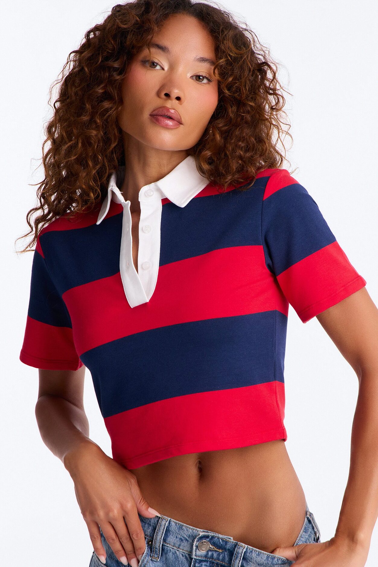 Sporty Era Polo Shirt - Red/combo