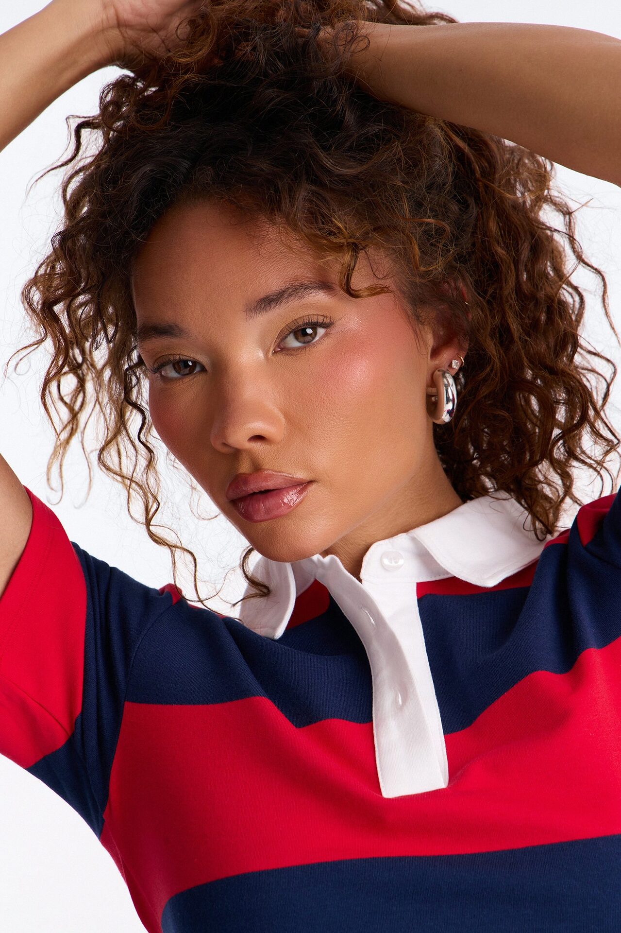 Sporty Era Polo Shirt - Red/combo
