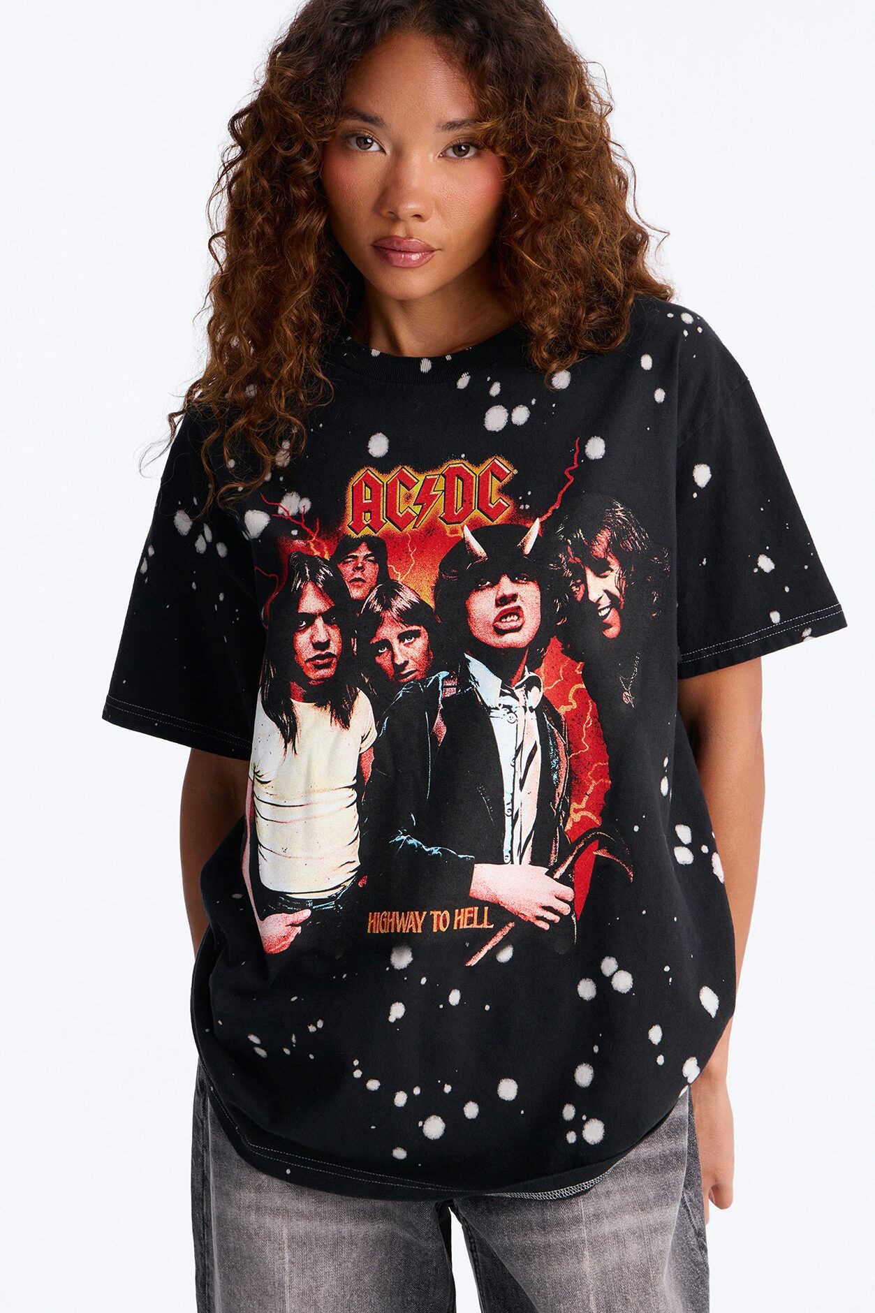 Highway To Hell ACDC Short Sleeve T-Shirt - Black
