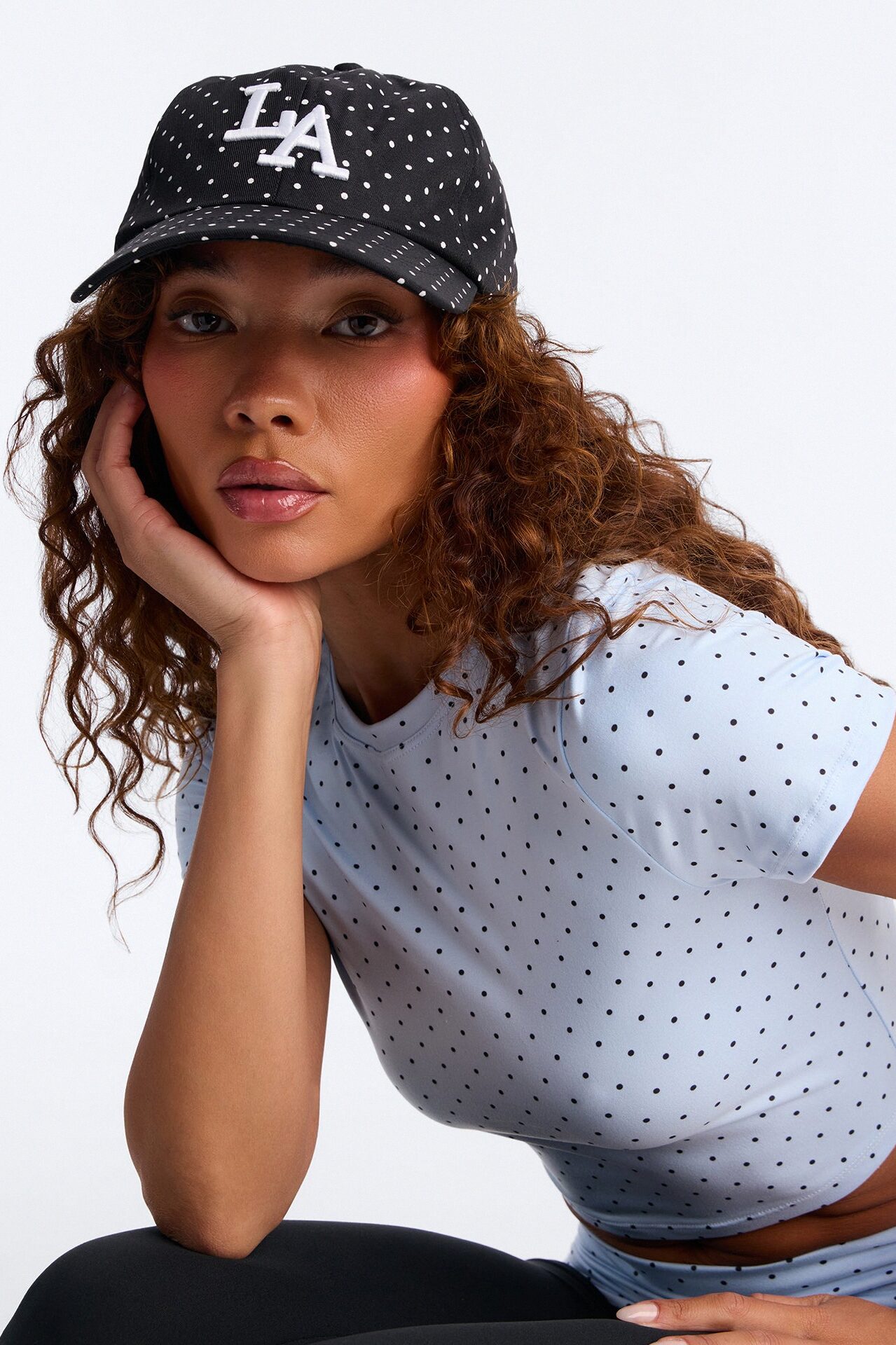 Spot On LA Baseball Hat - Black/combo