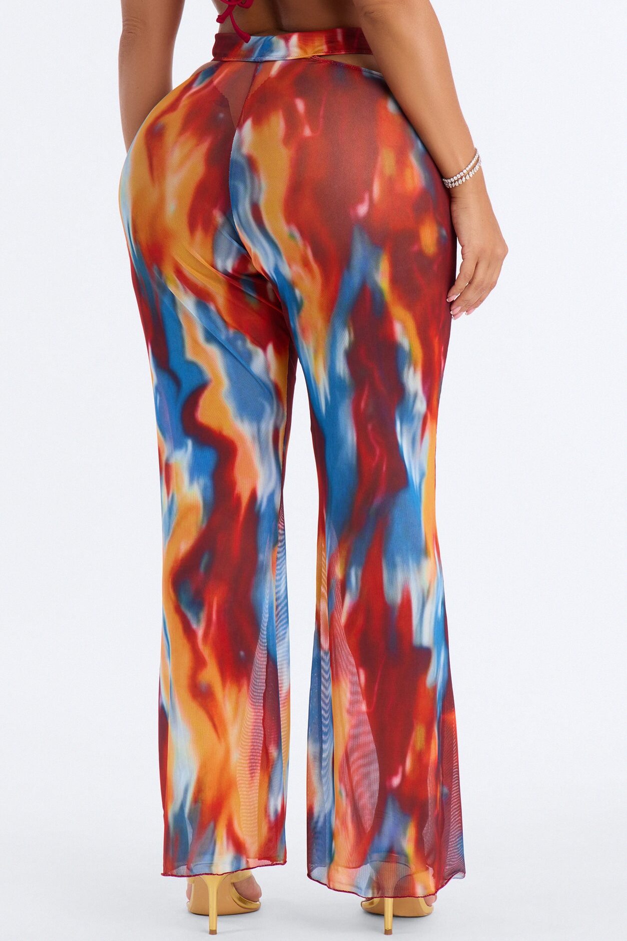Body Talk Swim Cover Up Pants - Multi Color