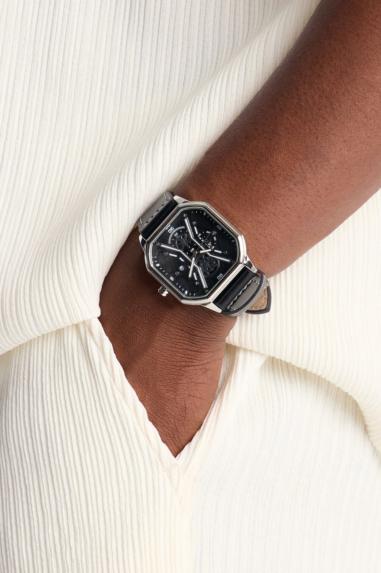 Industrial Iron Watch - Black/Silver