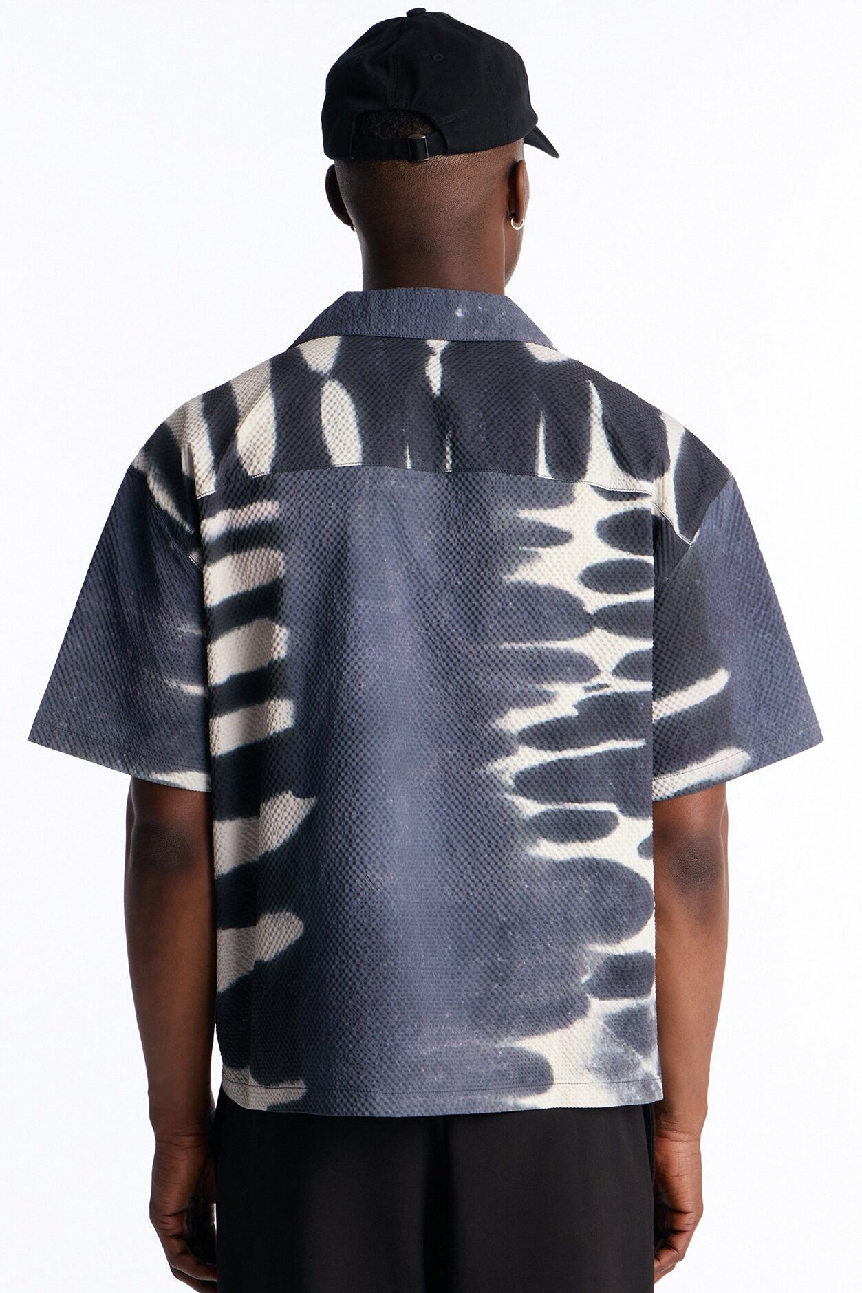Boxy Lunar Forge Textured Polo - Grey/combo