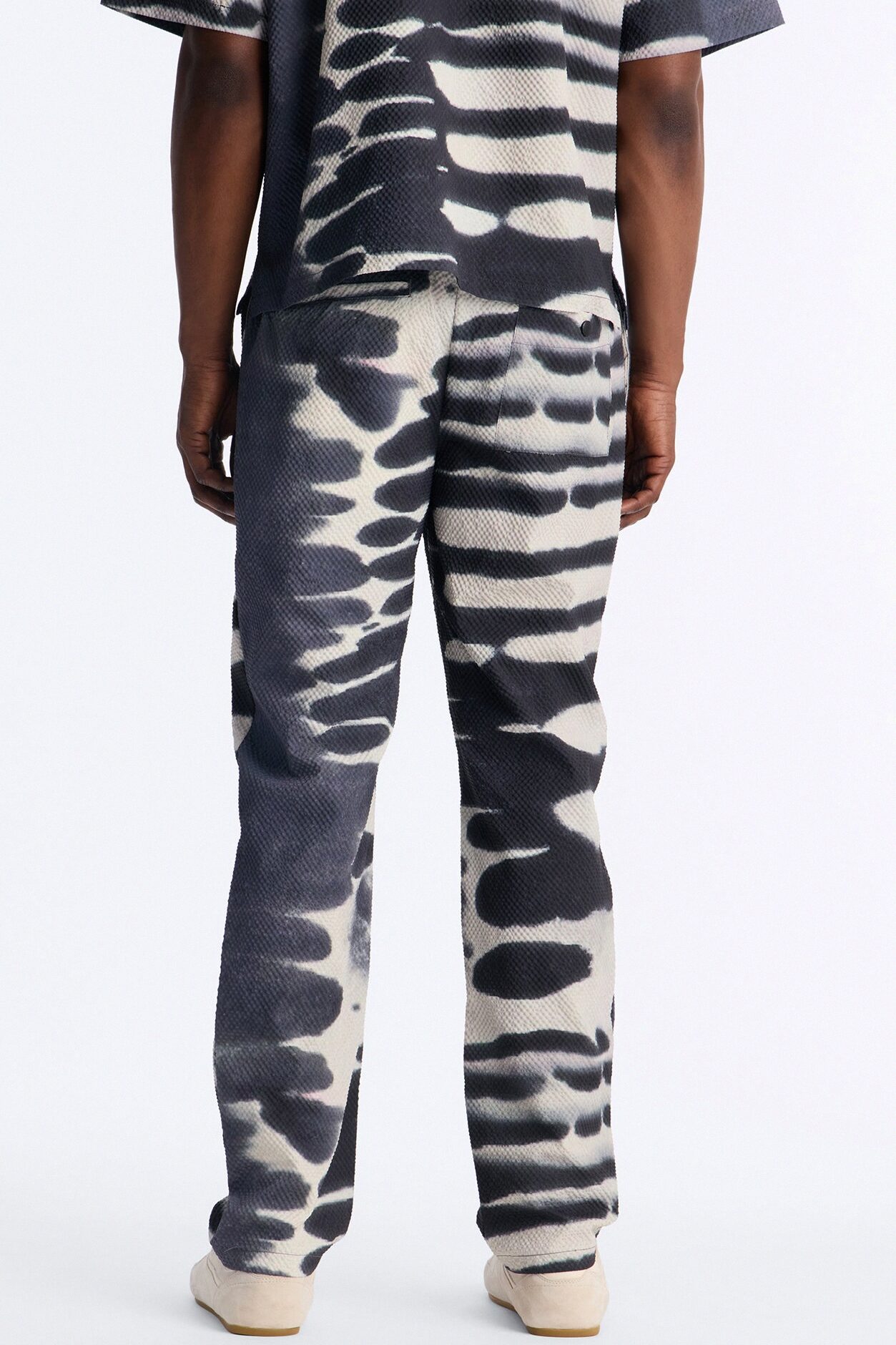 Lunar Forge Textured Straight Leg Pant - Grey/combo