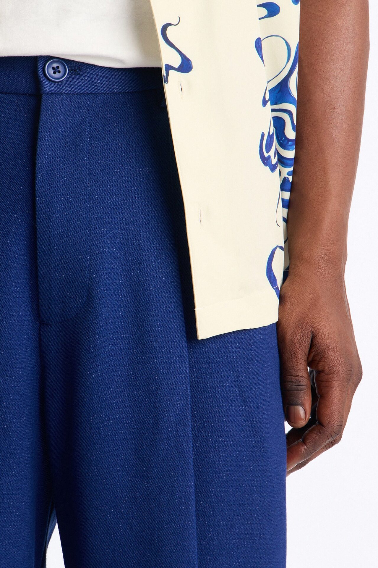 Straight Galaxy Trouser - Navy