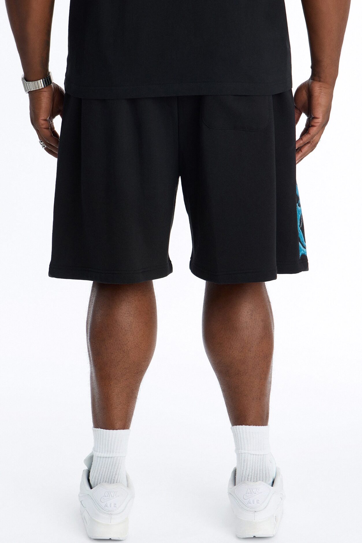 Venom All Over Print Relaxed Sweat Short - Black