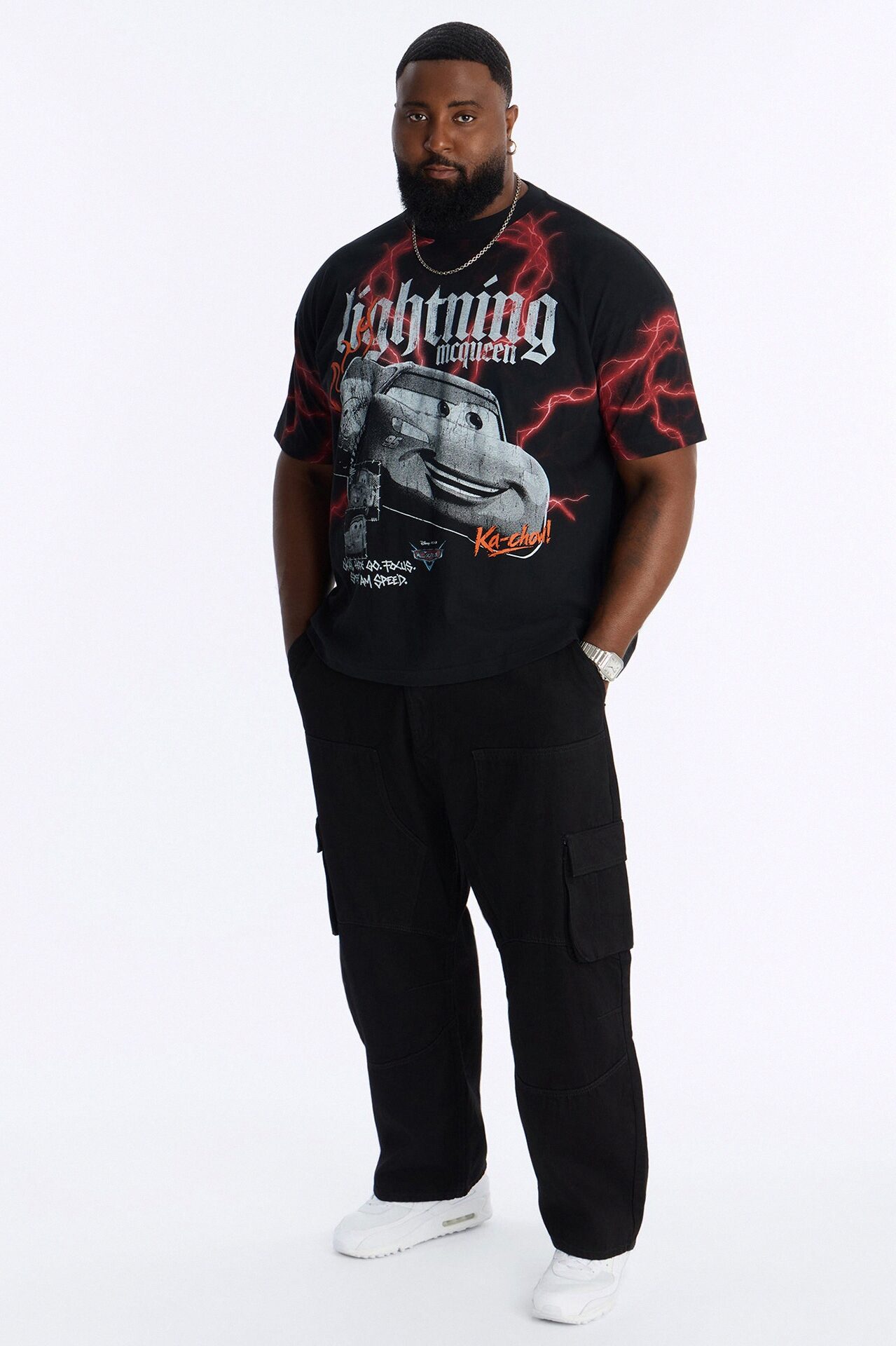 Cars LMQ Heavy Weight Boxy Short Sleeve Tee - Black