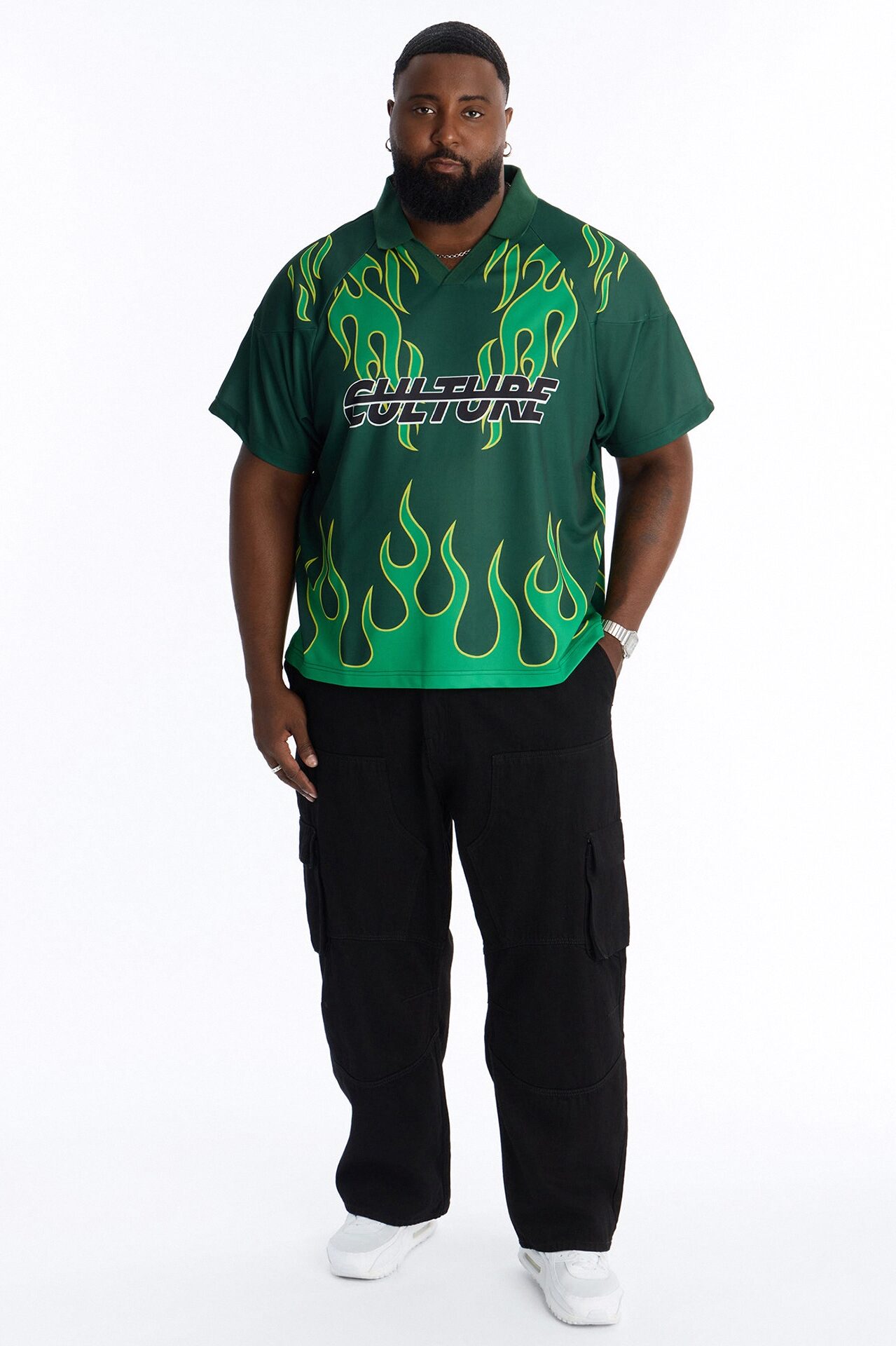 Fire Culture League Soccer Jersey - Green