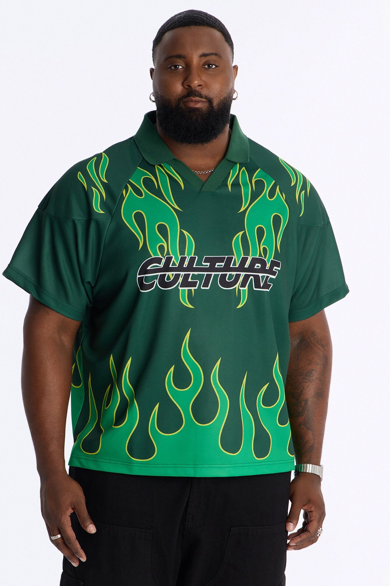 Fire Culture League Soccer Jersey - Green
