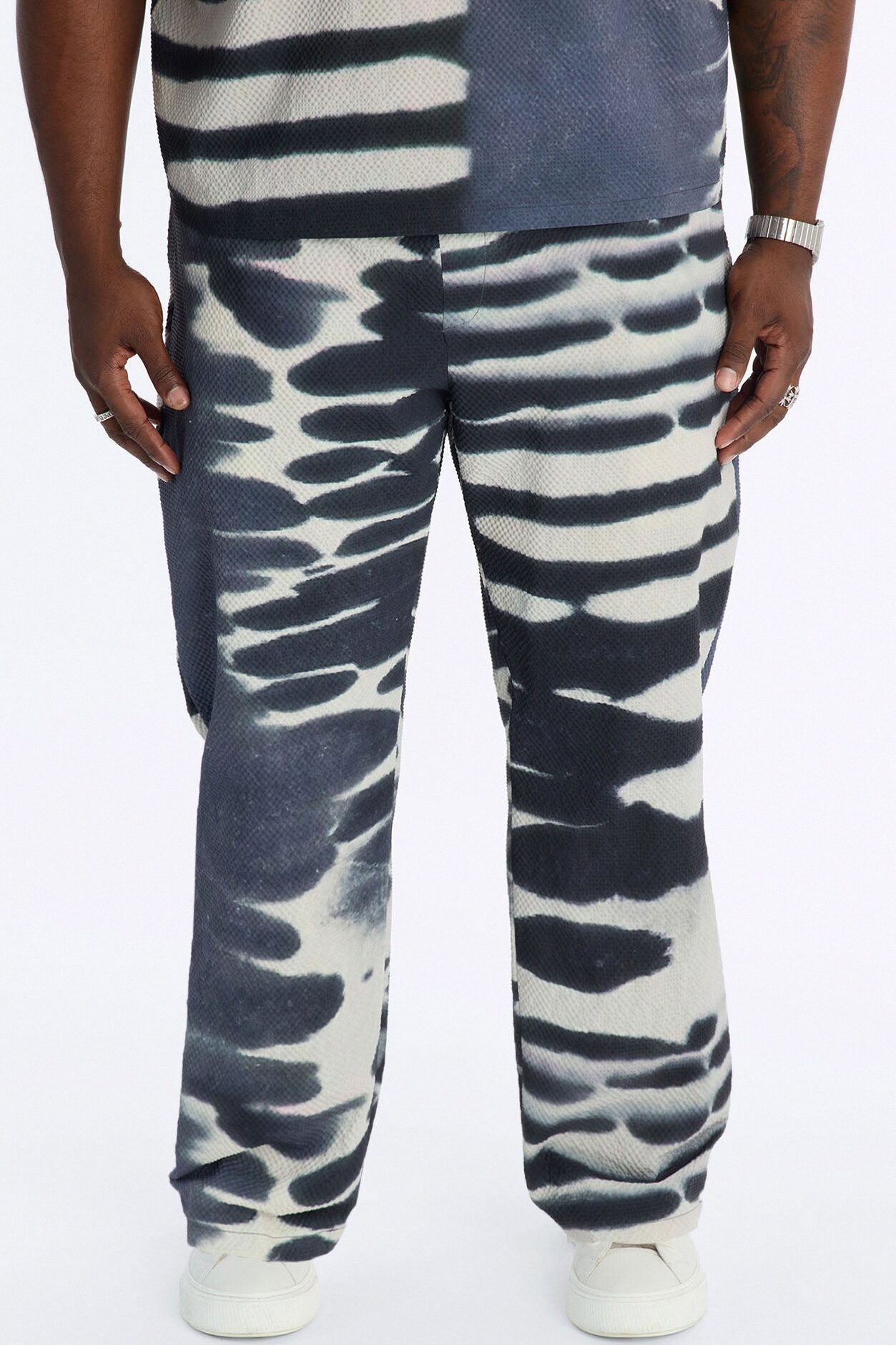 Lunar Forge Textured Straight Leg Pant - Grey/combo