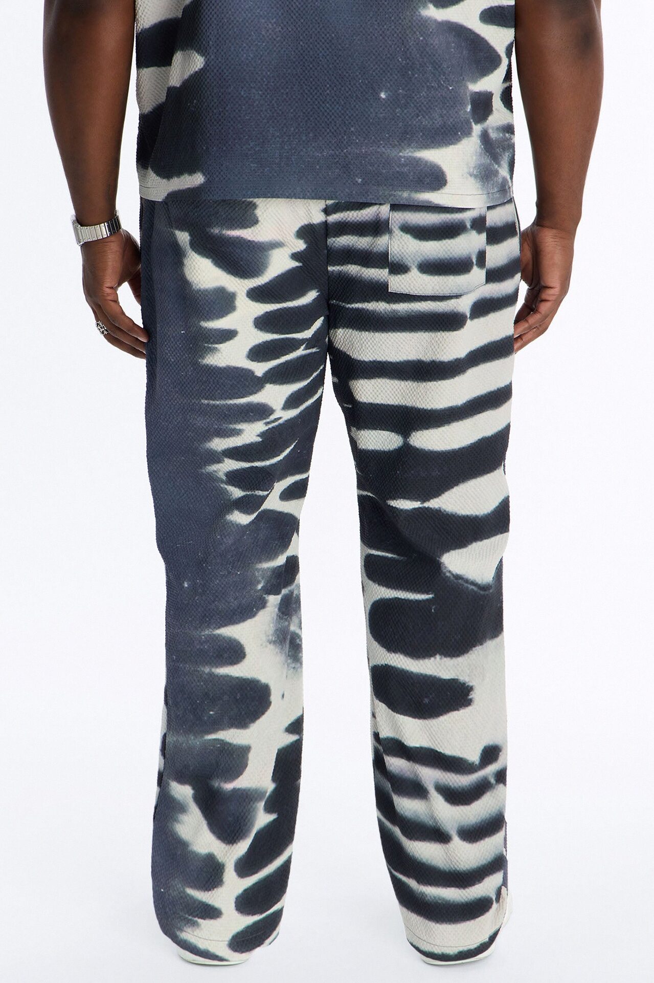 Lunar Forge Textured Straight Leg Pant - Grey/combo