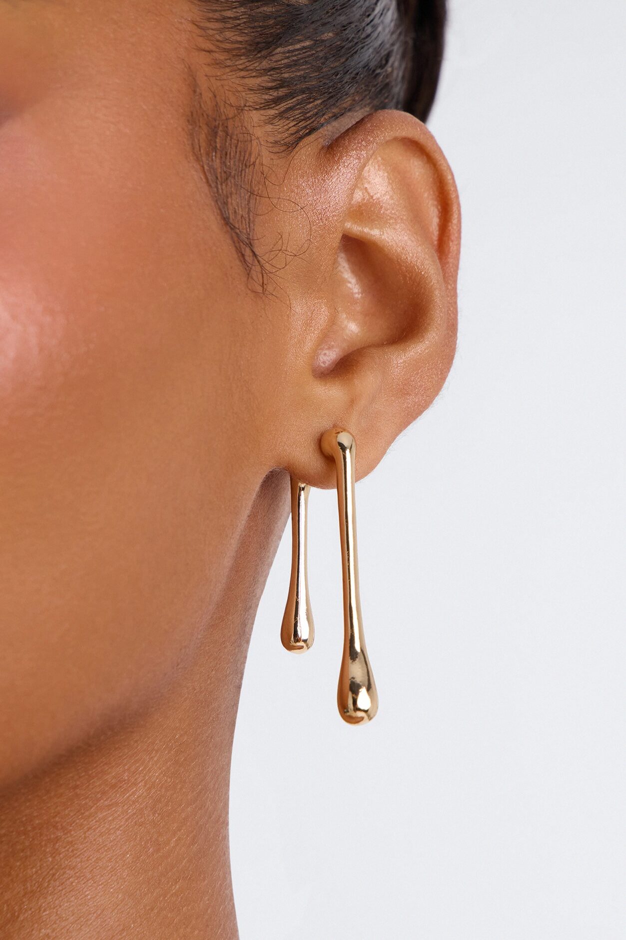 Drip Hardware Earrings - Gold