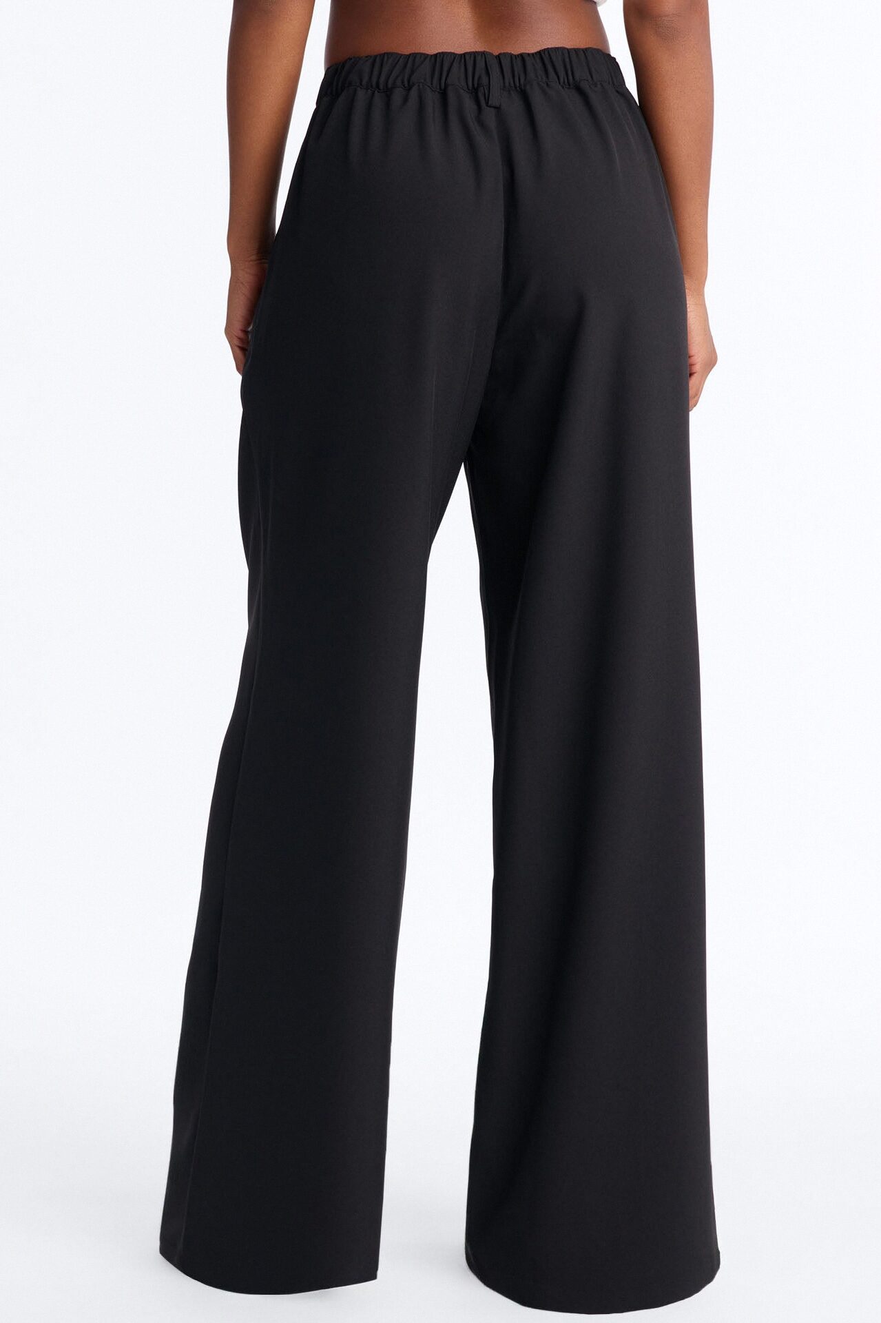 Cami Wide Leg Trouser Pant - Black